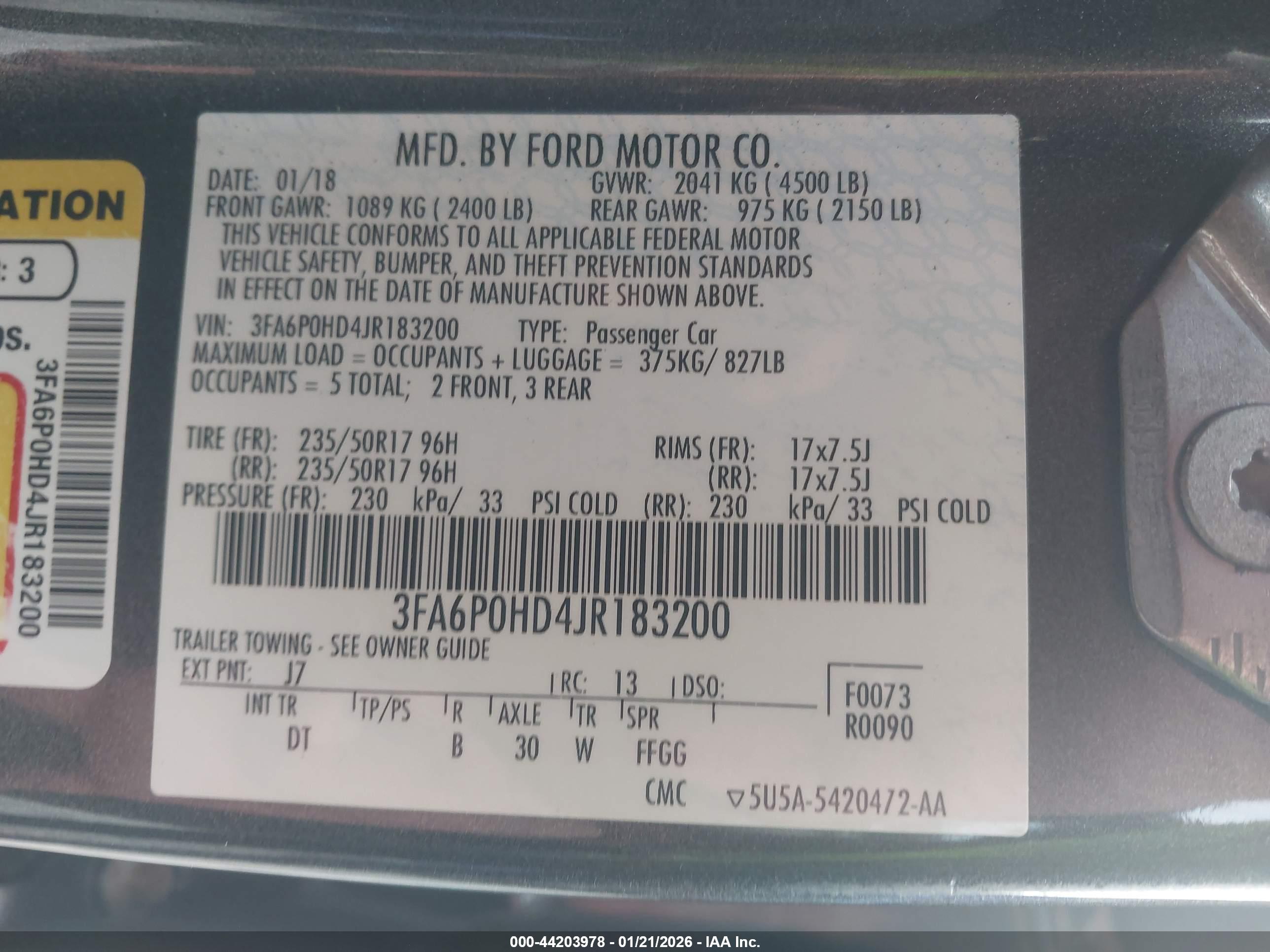 FORD FUSION image 9