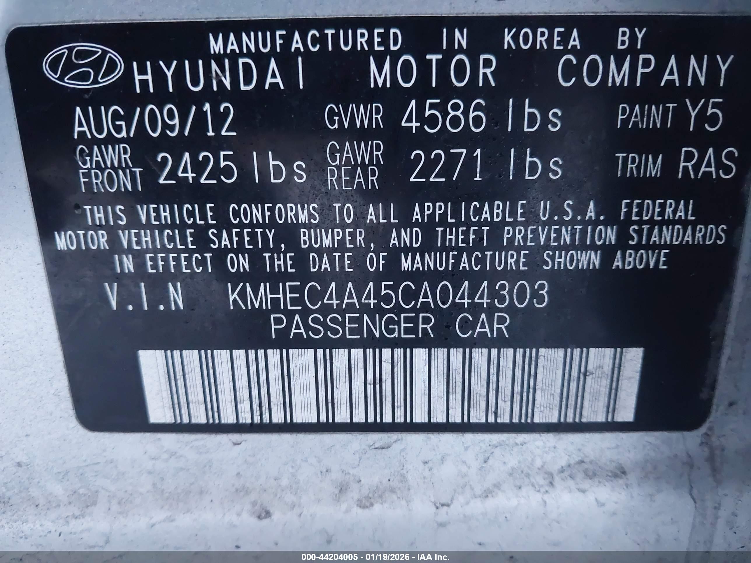 HYUNDAI SONATA image 9