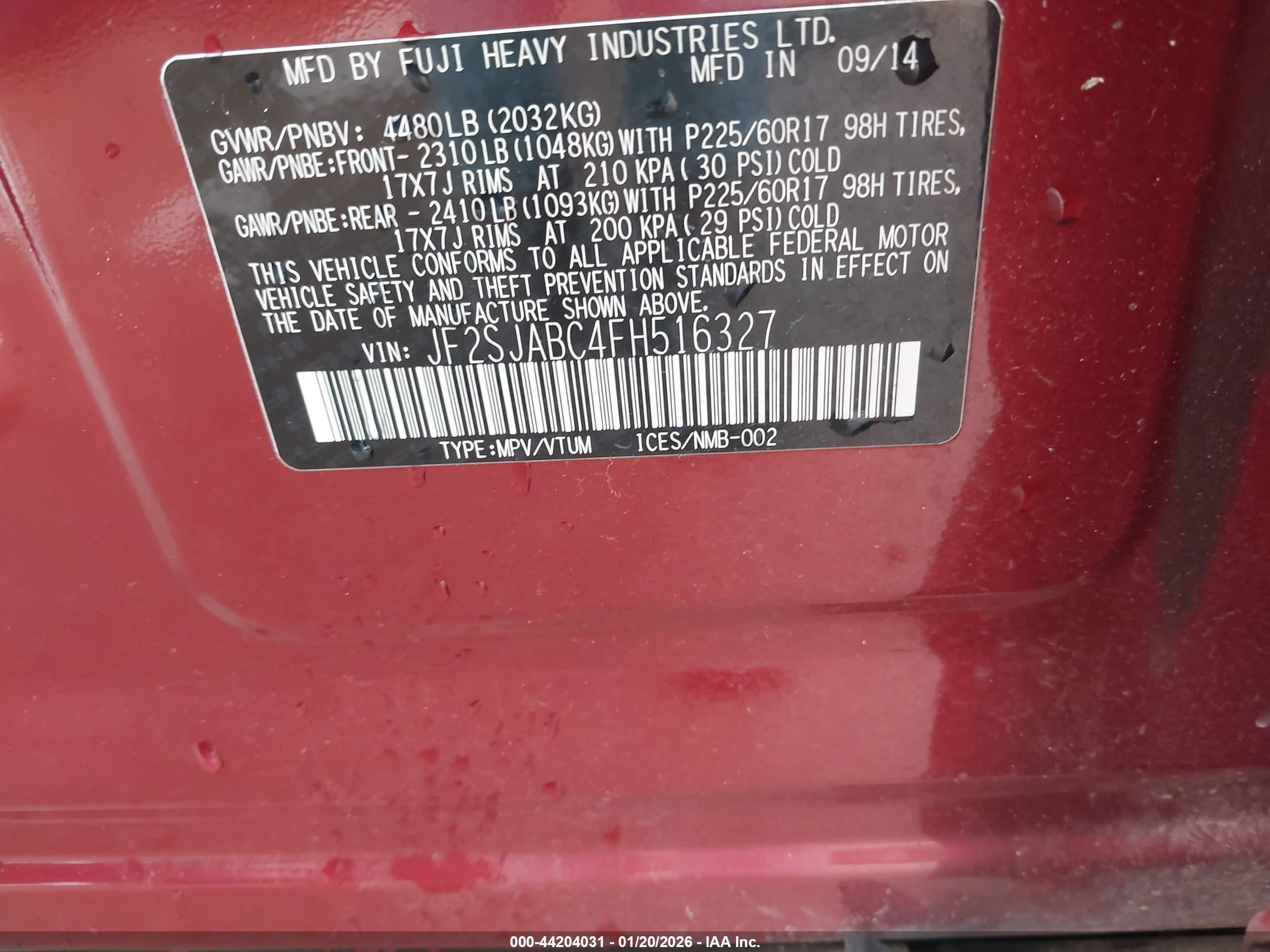 SUBARU FORESTER image 9
