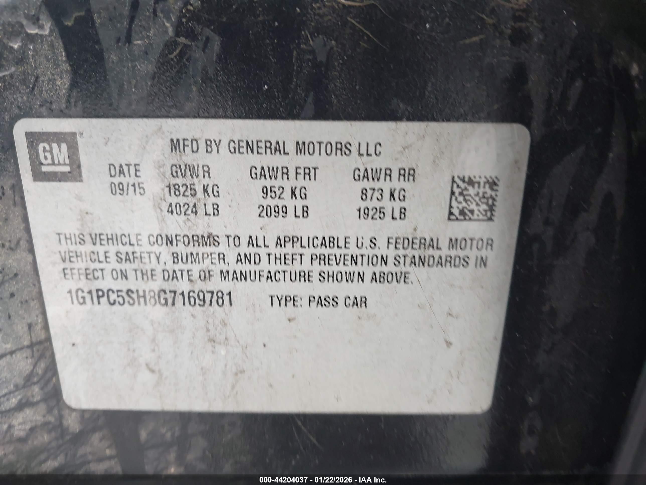 CHEVROLET CRUZE image 9