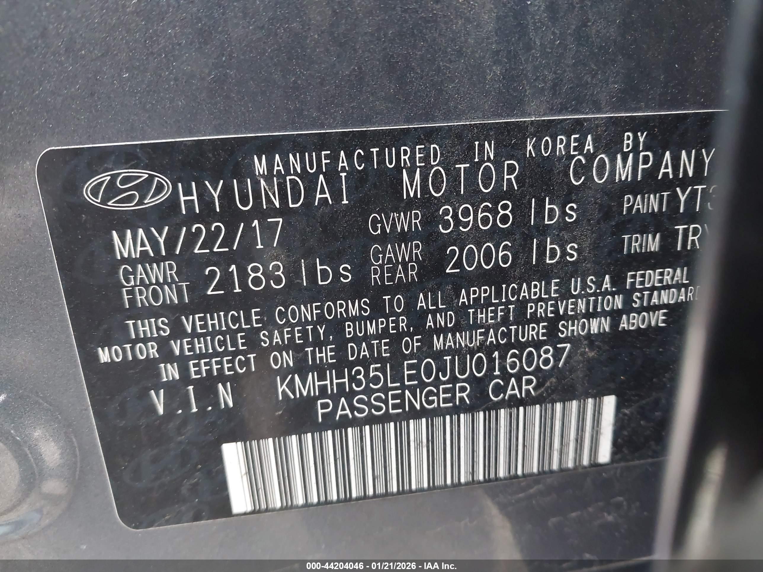HYUNDAI ELANTRA image 9