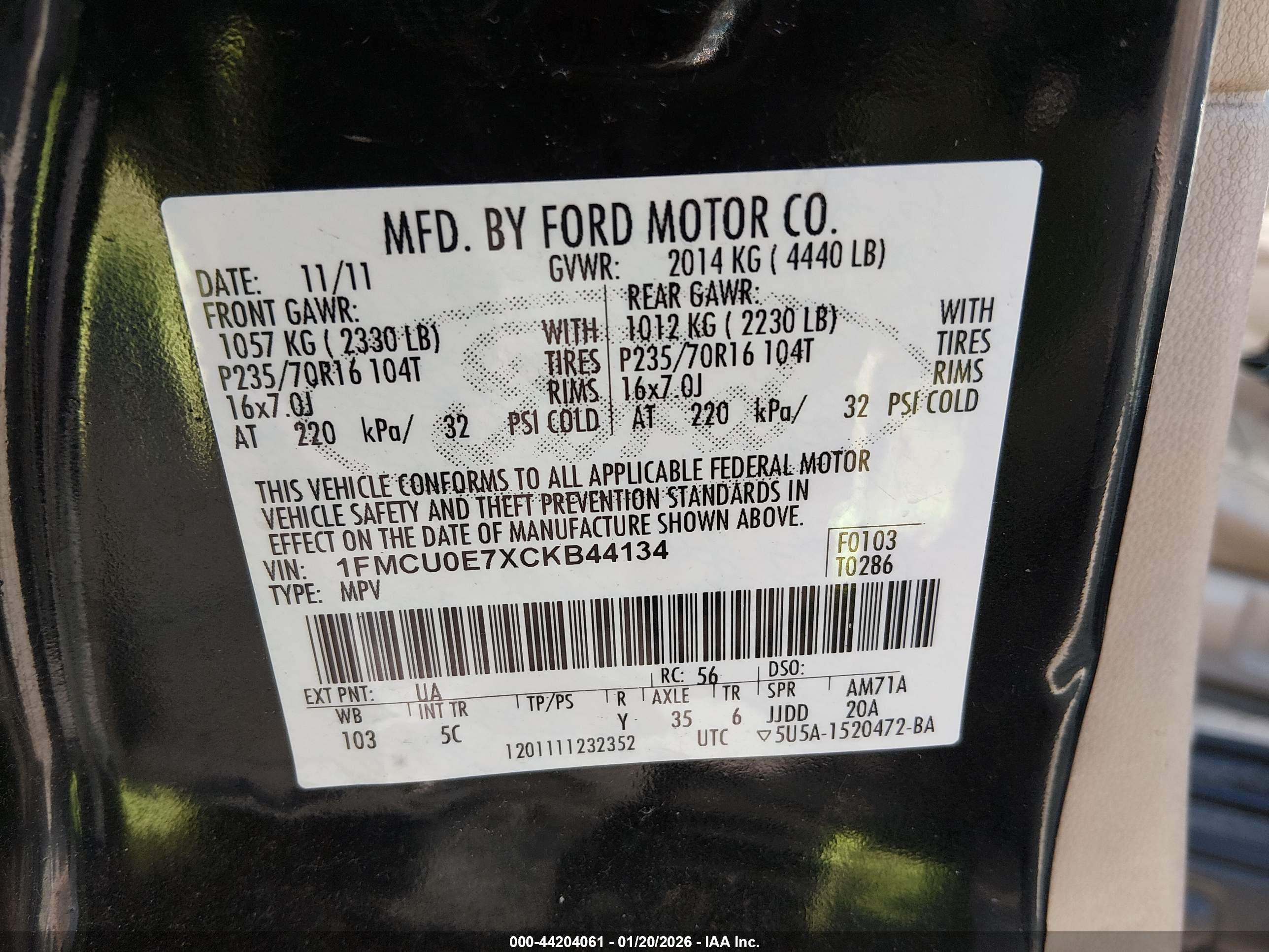 FORD ESCAPE image 9