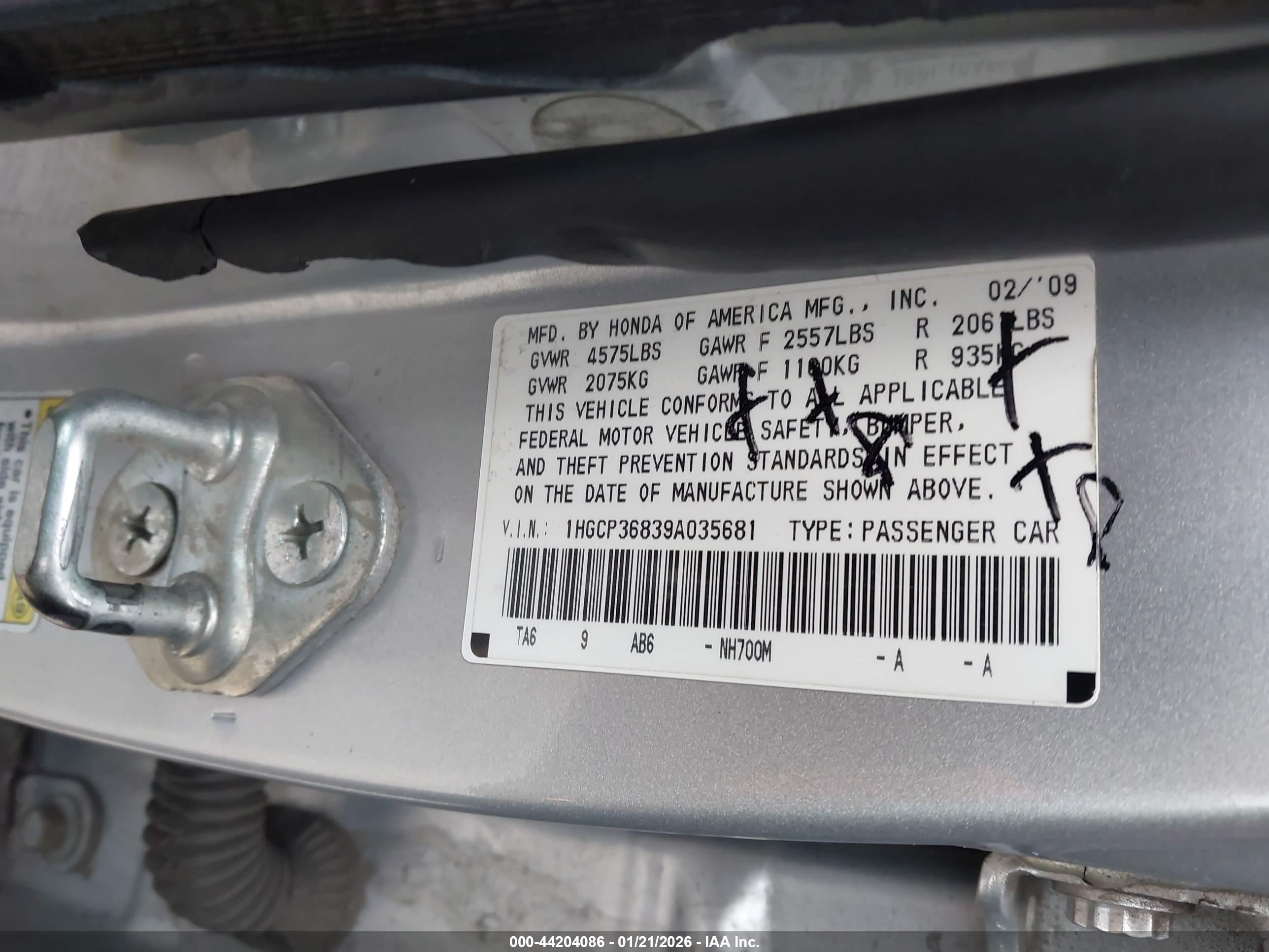 HONDA ACCORD image 9