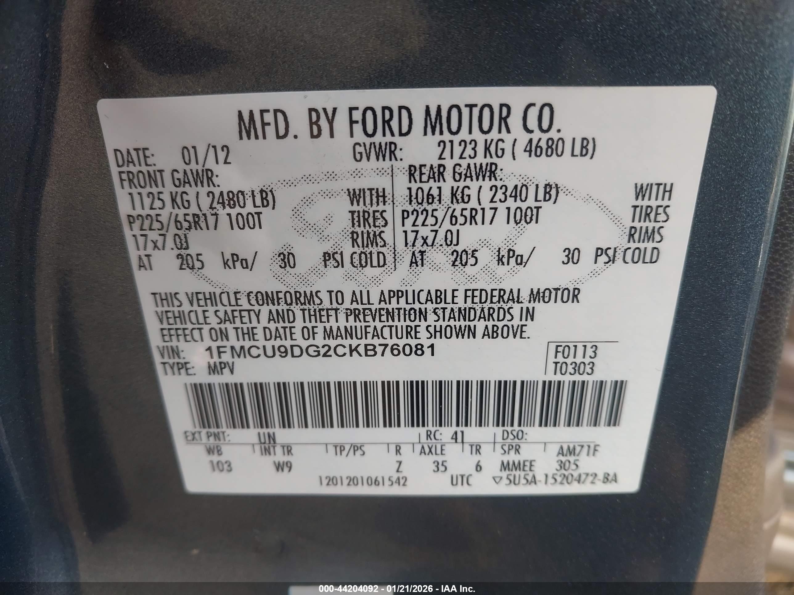 FORD ESCAPE image 9