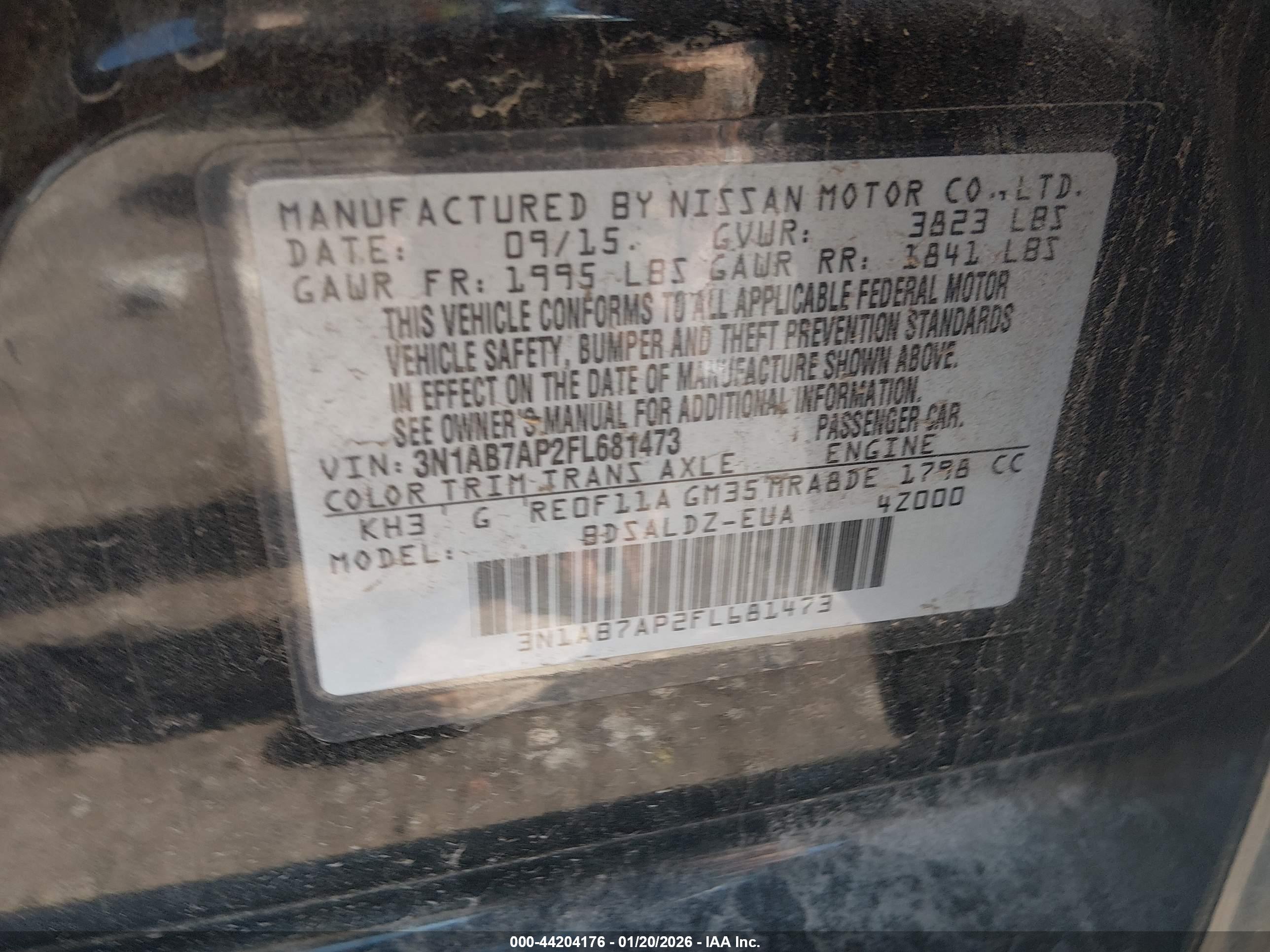 NISSAN SENTRA image 9