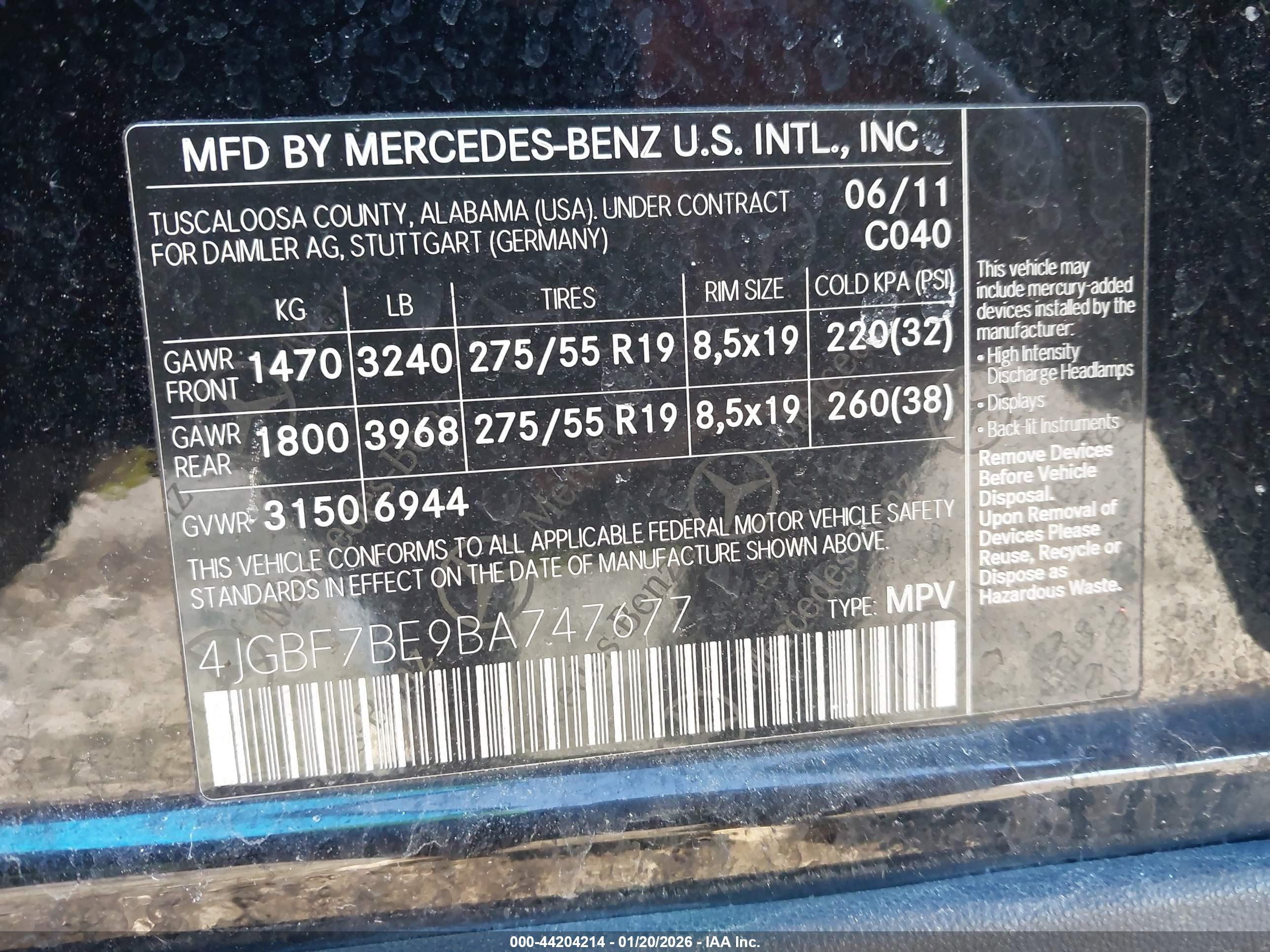 MERCEDES-BENZ GL image 9