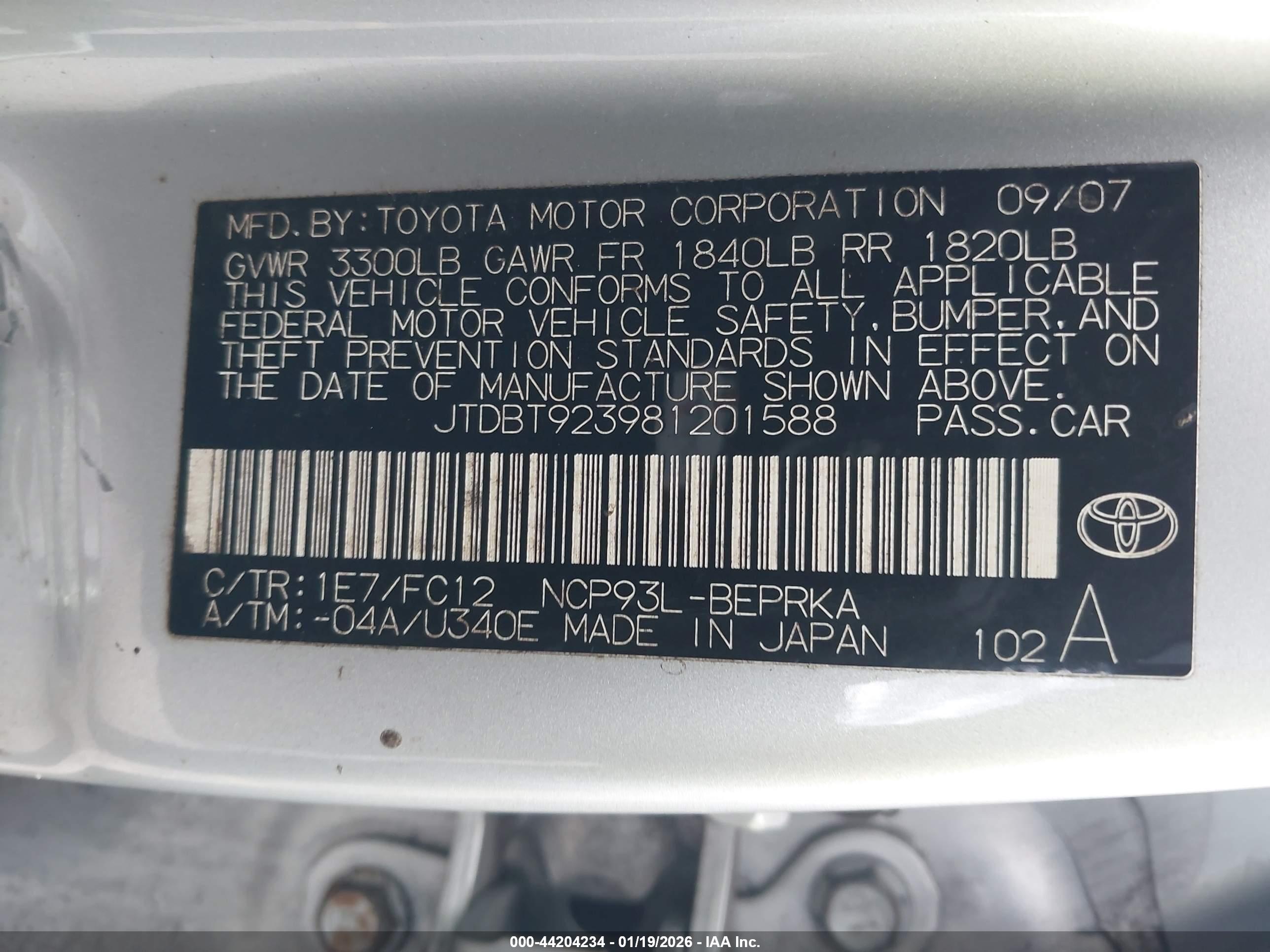 TOYOTA YARIS image 9