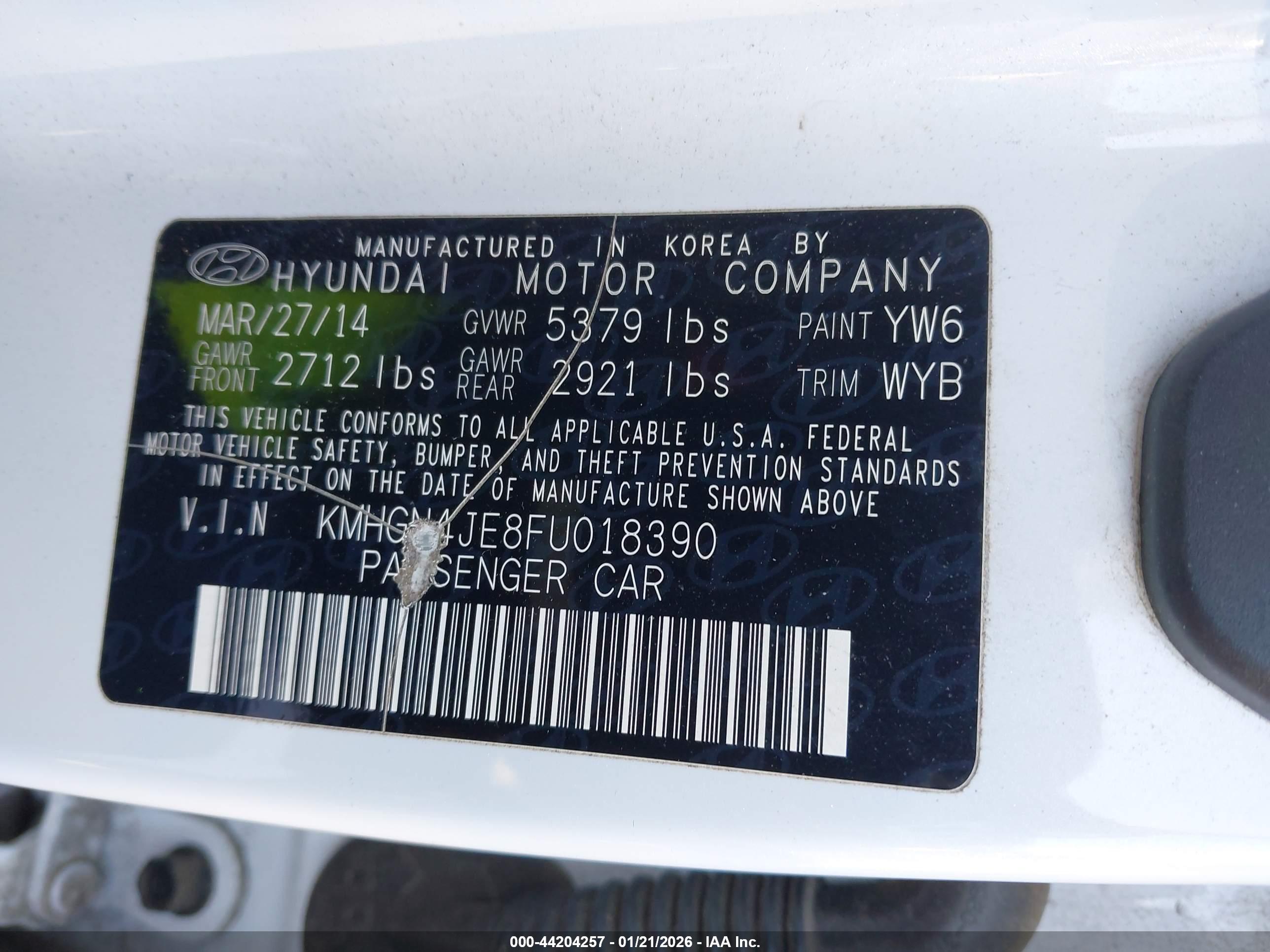 HYUNDAI GENESIS image 9