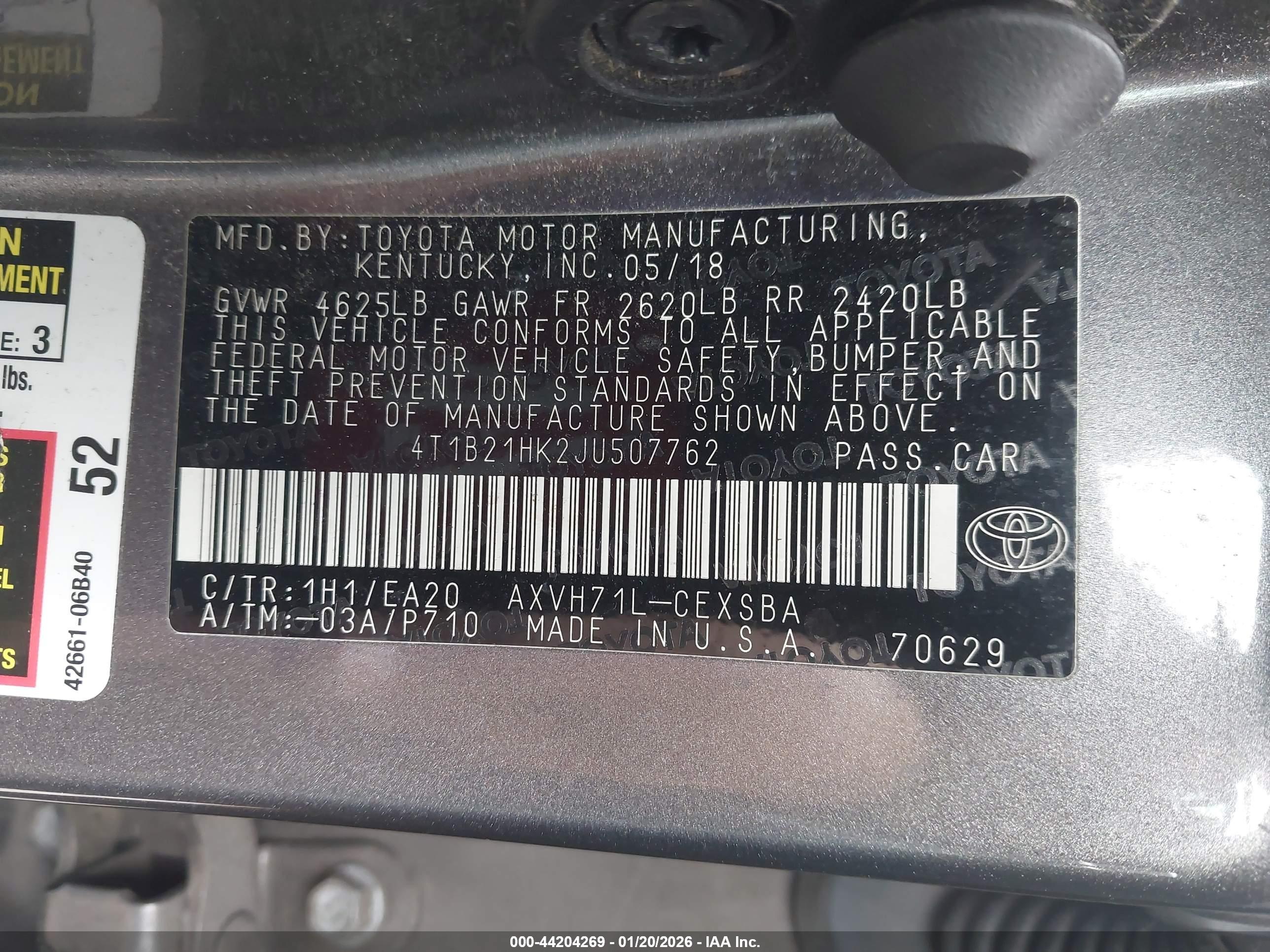 TOYOTA CAMRY image 9