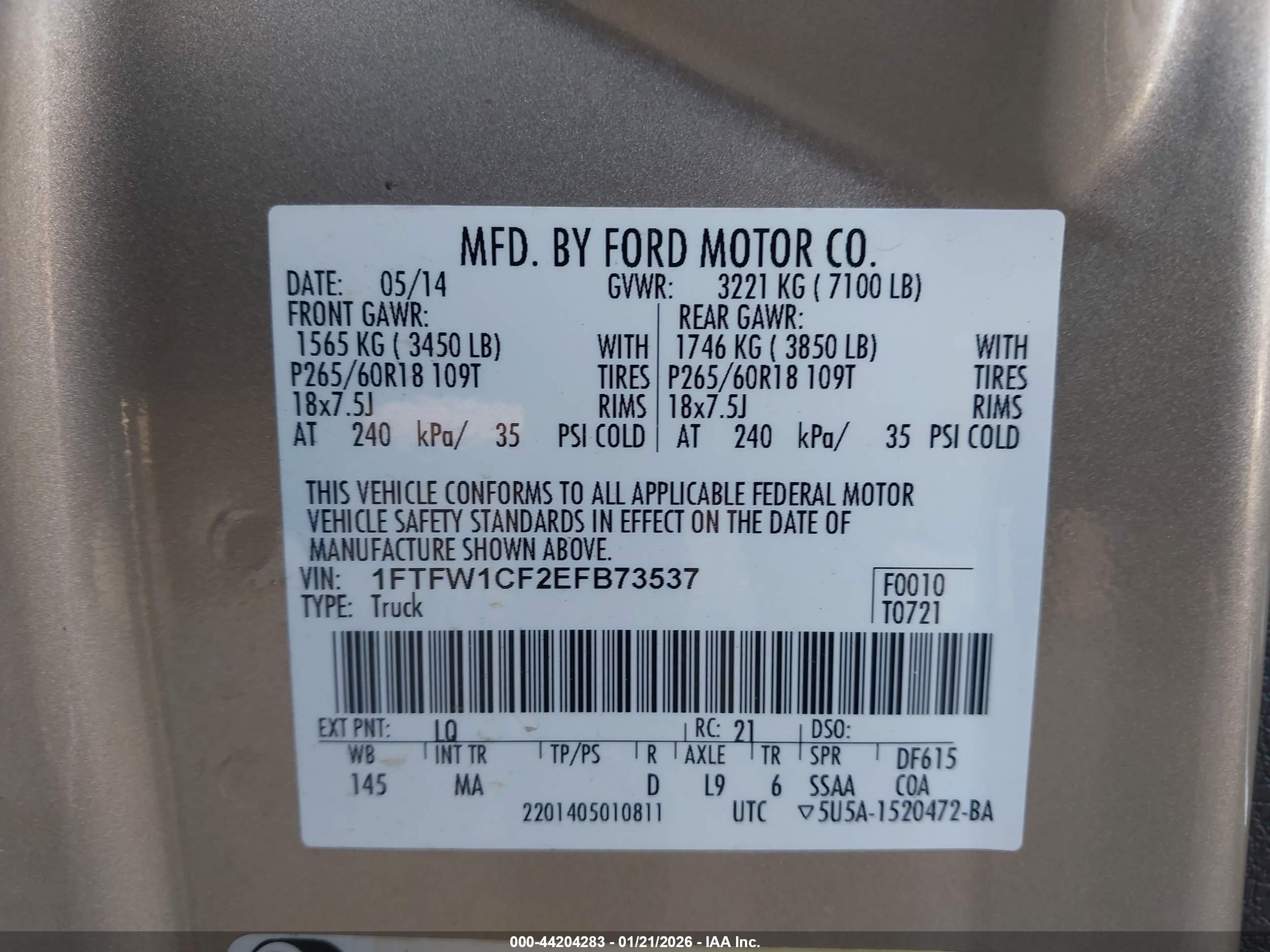 FORD F-150 image 9