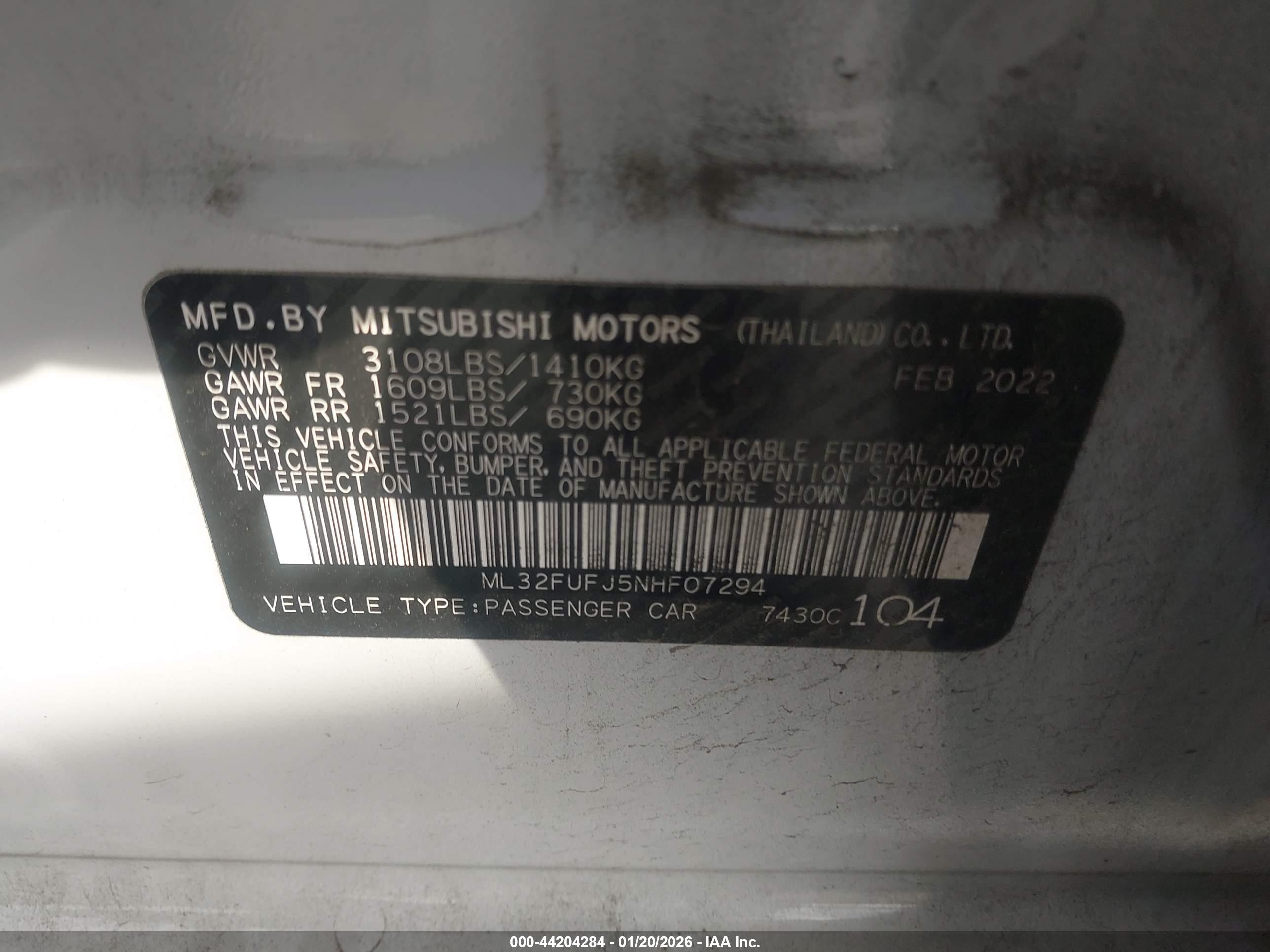 MITSUBISHI MIRAGE image 9
