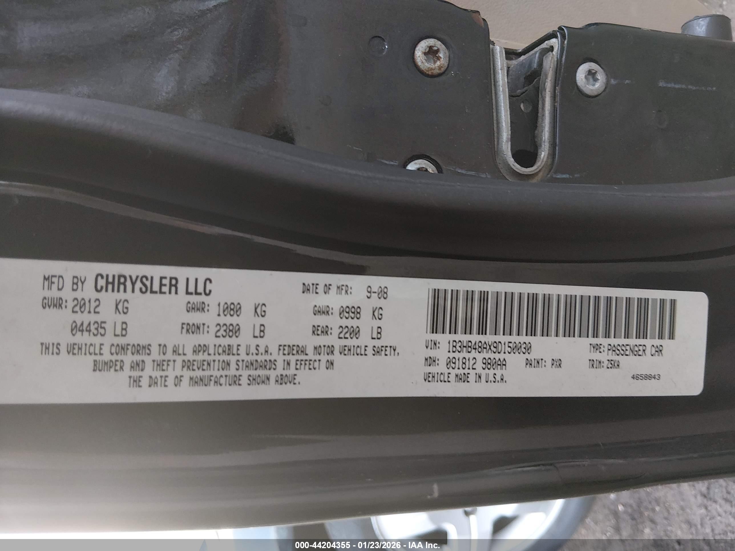 DODGE CALIBER image 9
