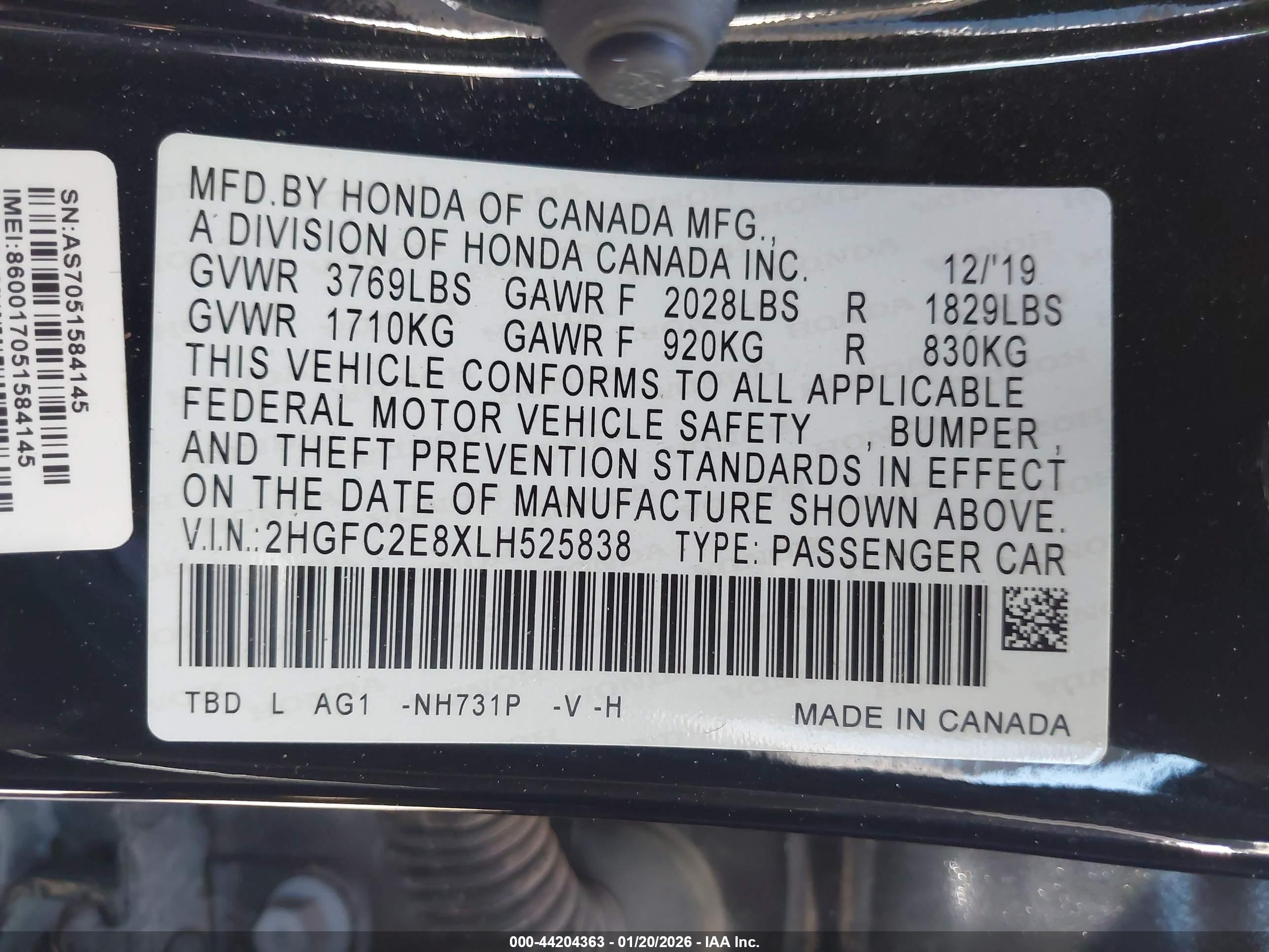 HONDA CIVIC image 9