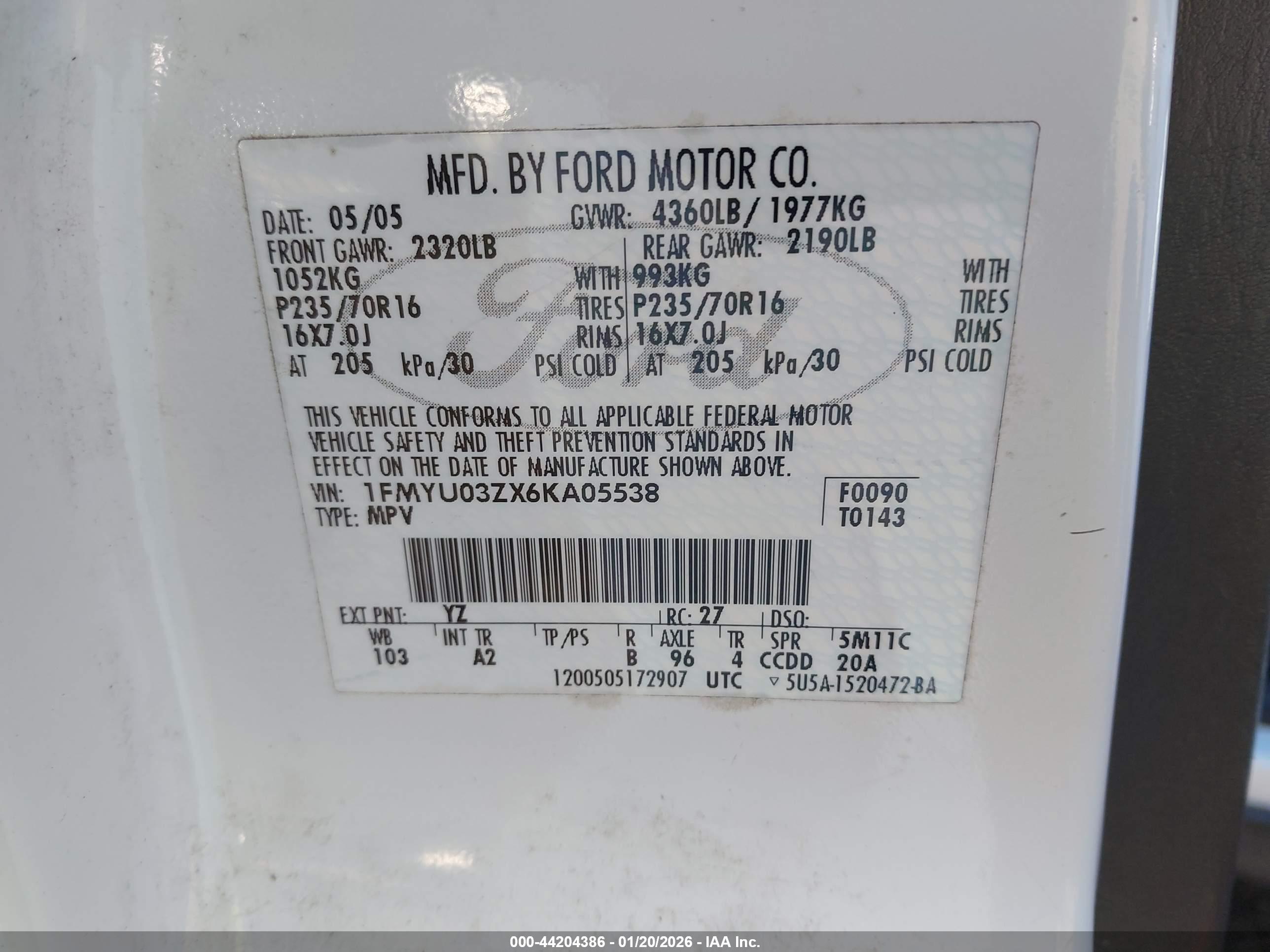 FORD ESCAPE image 9
