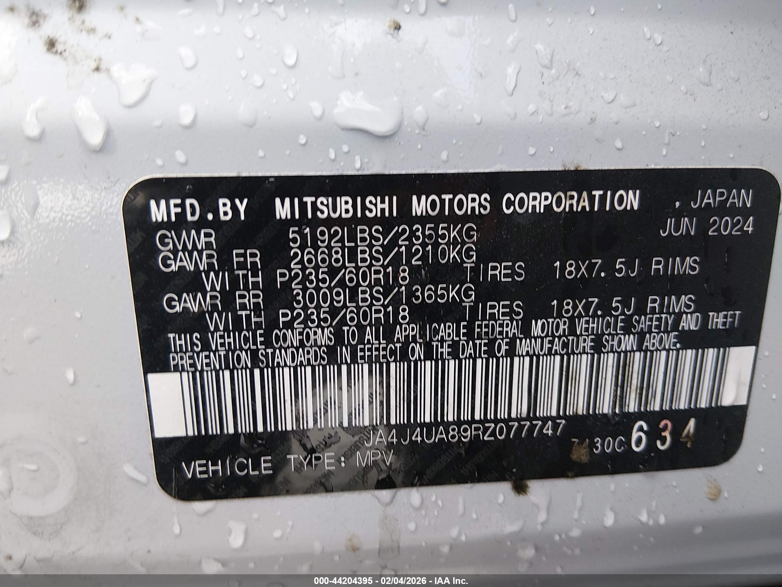 MITSUBISHI OUTLANDER image 9