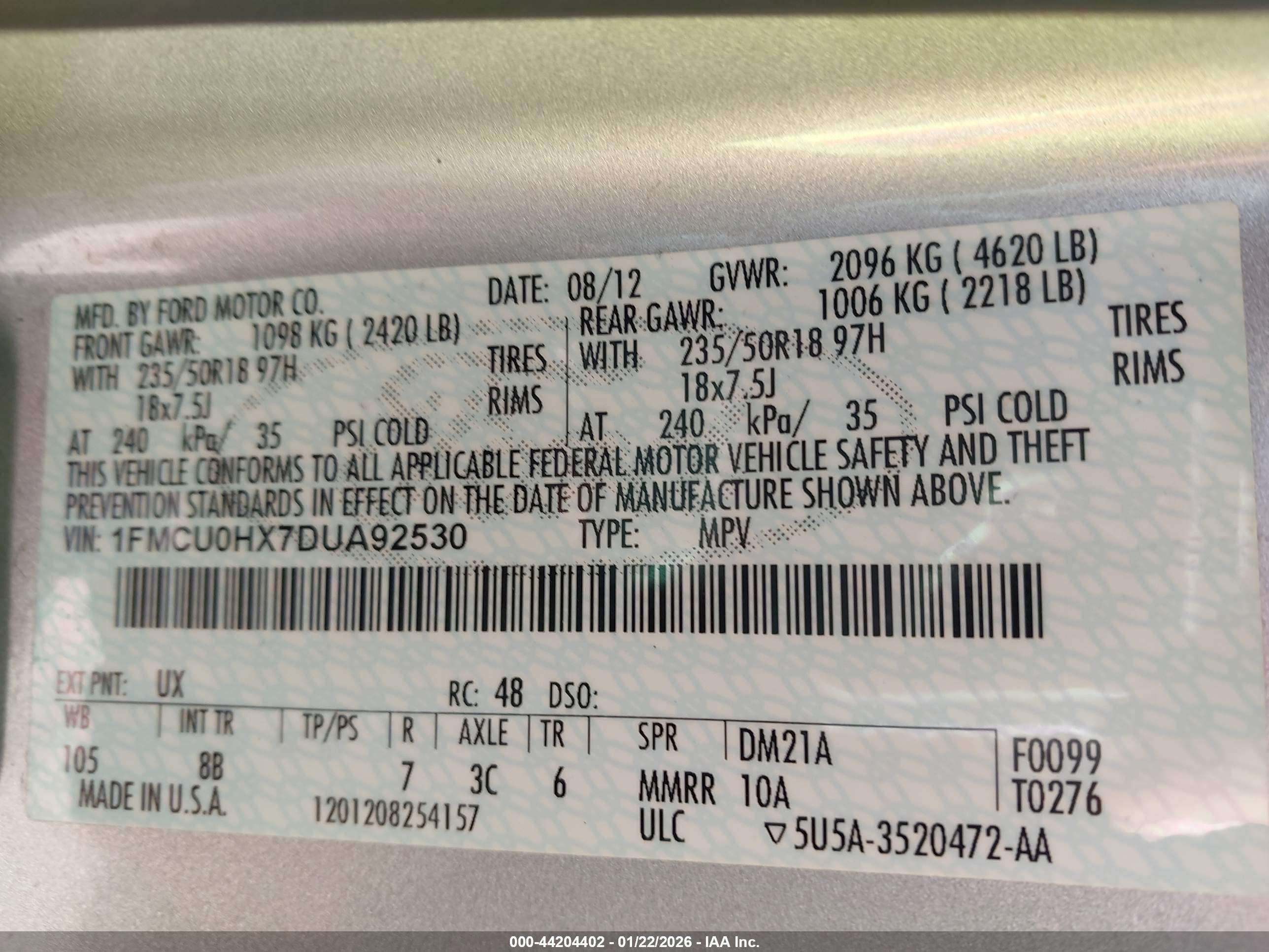 FORD ESCAPE image 9