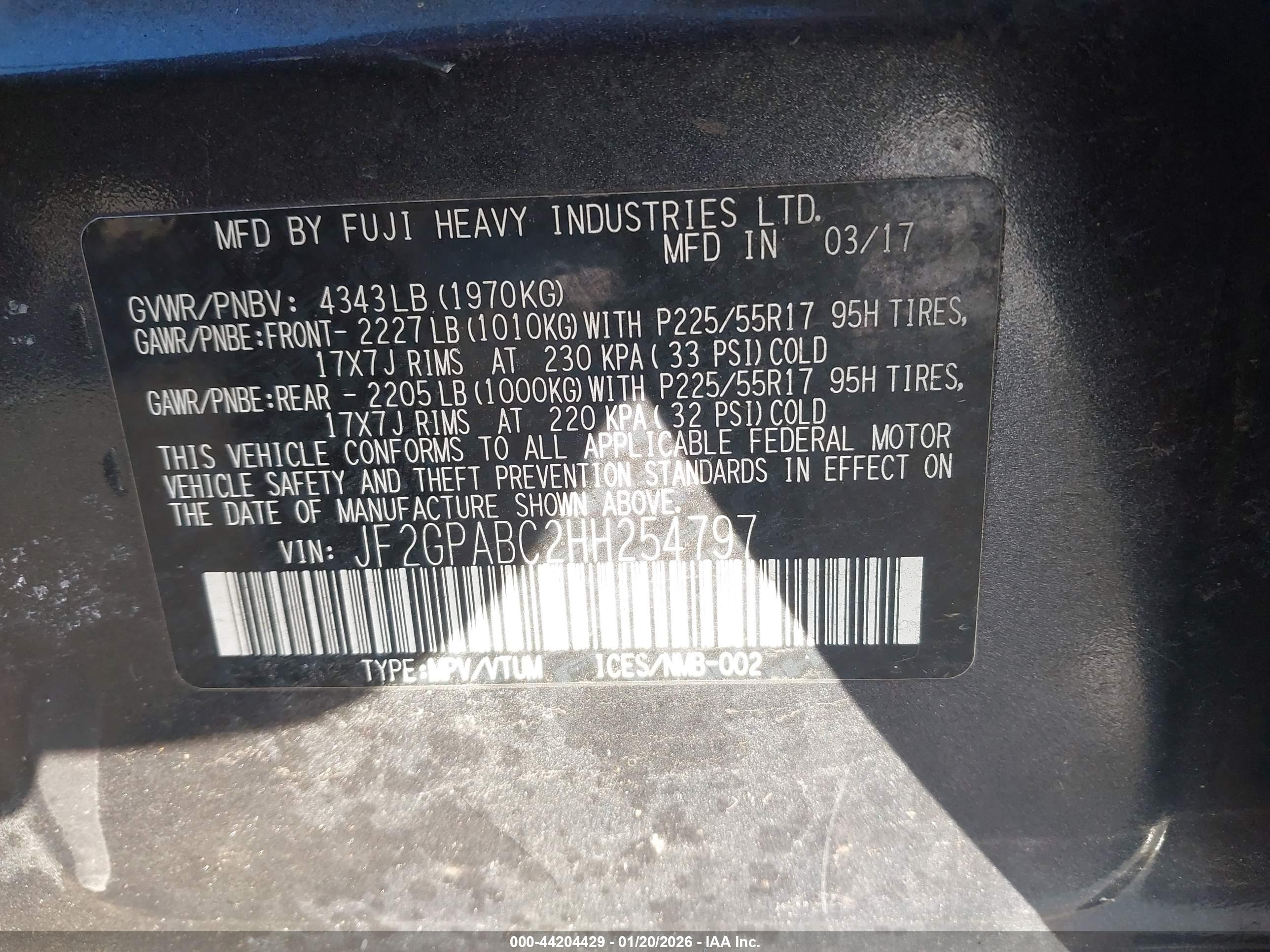 SUBARU CROSSTREK image 9