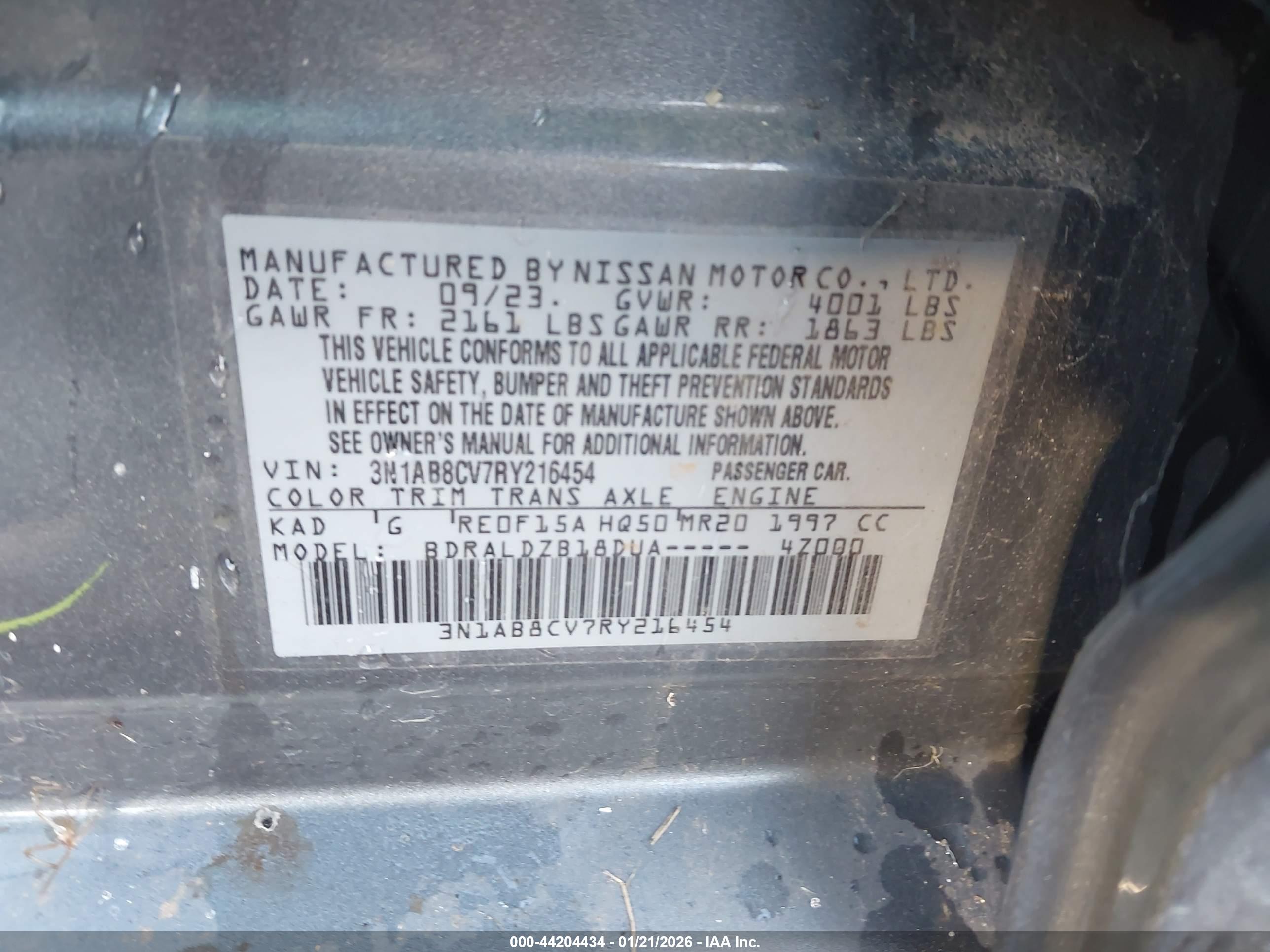 NISSAN SENTRA image 9