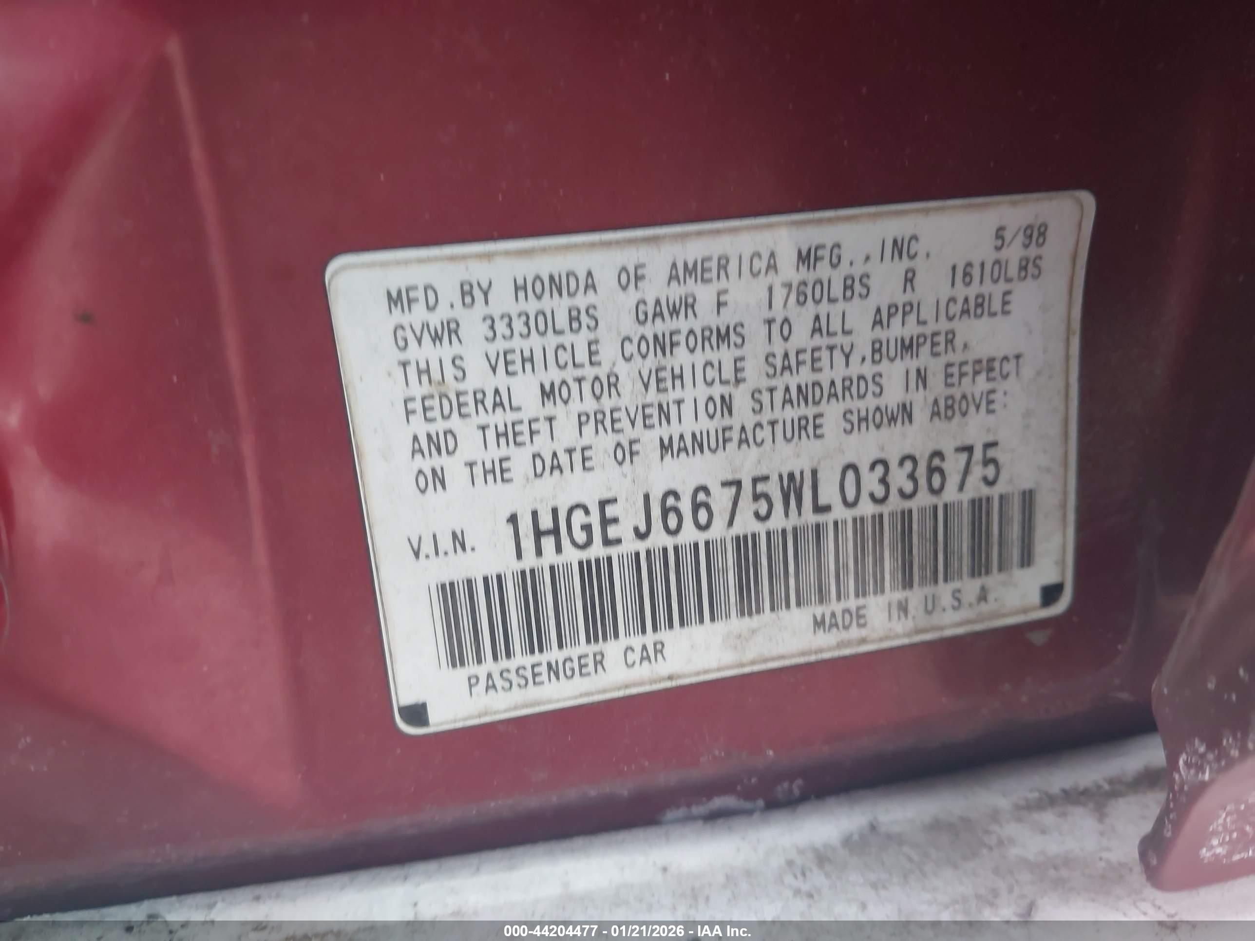 HONDA CIVIC image 9
