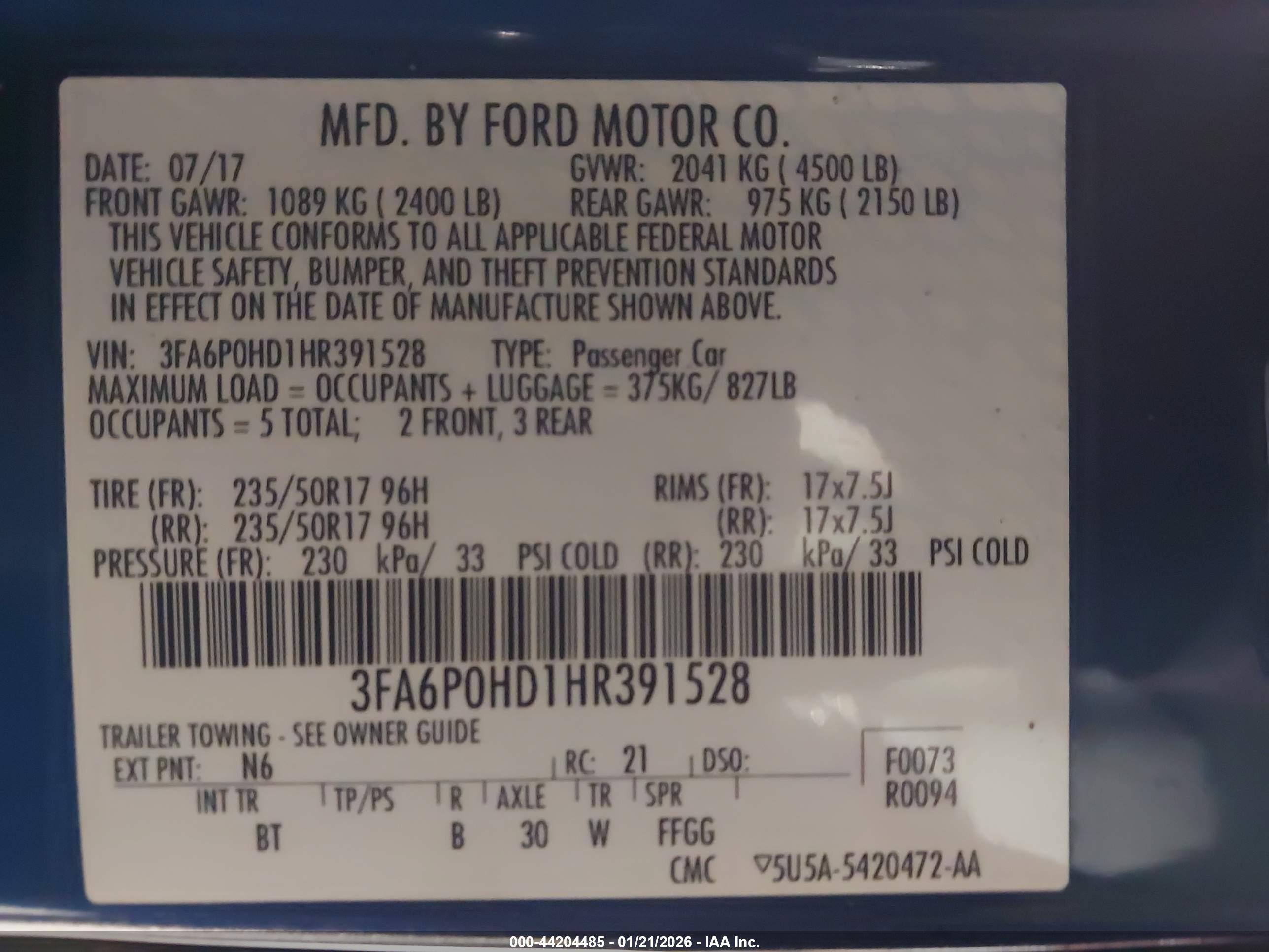 FORD FUSION image 9