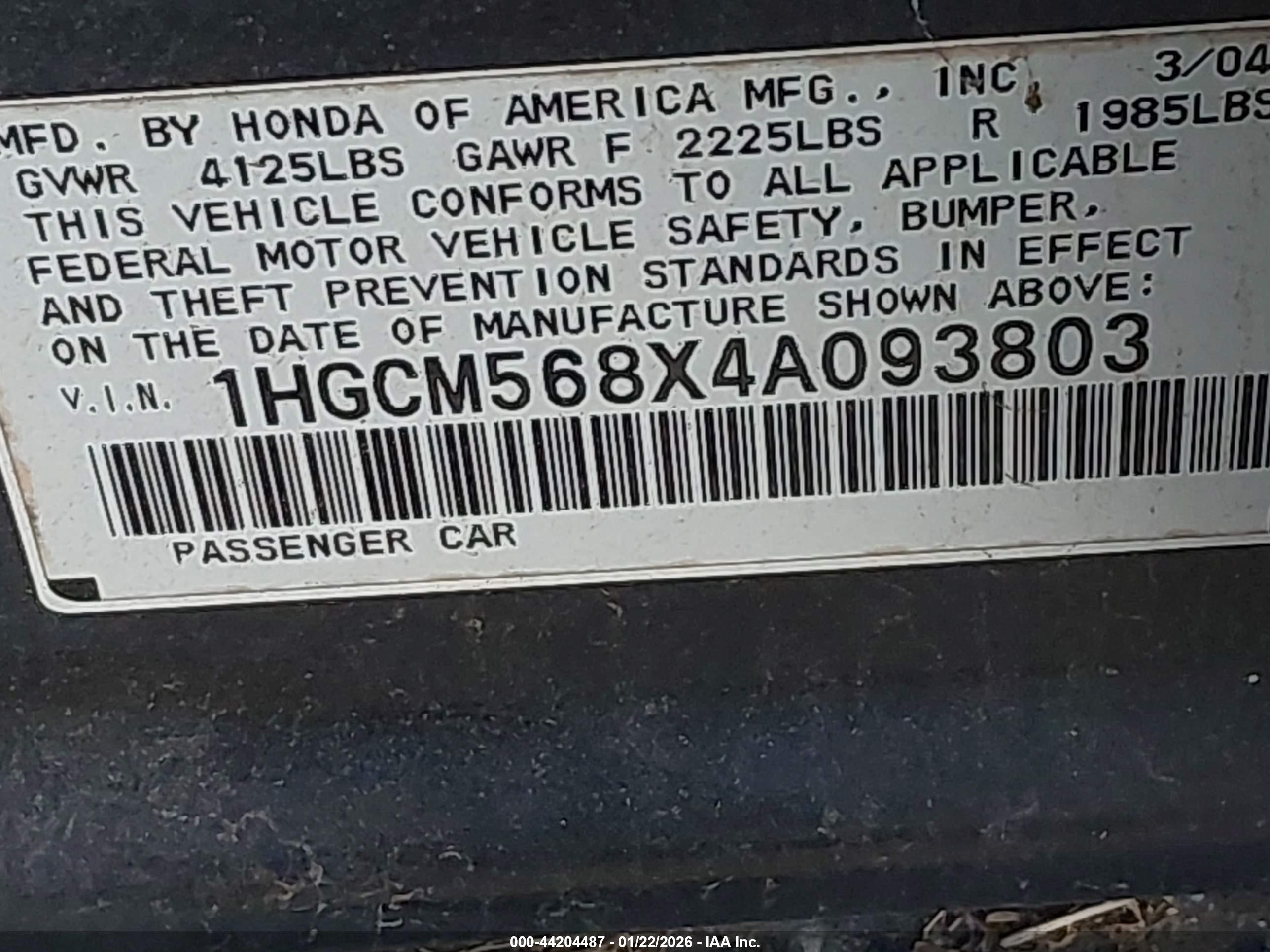 HONDA ACCORD image 9