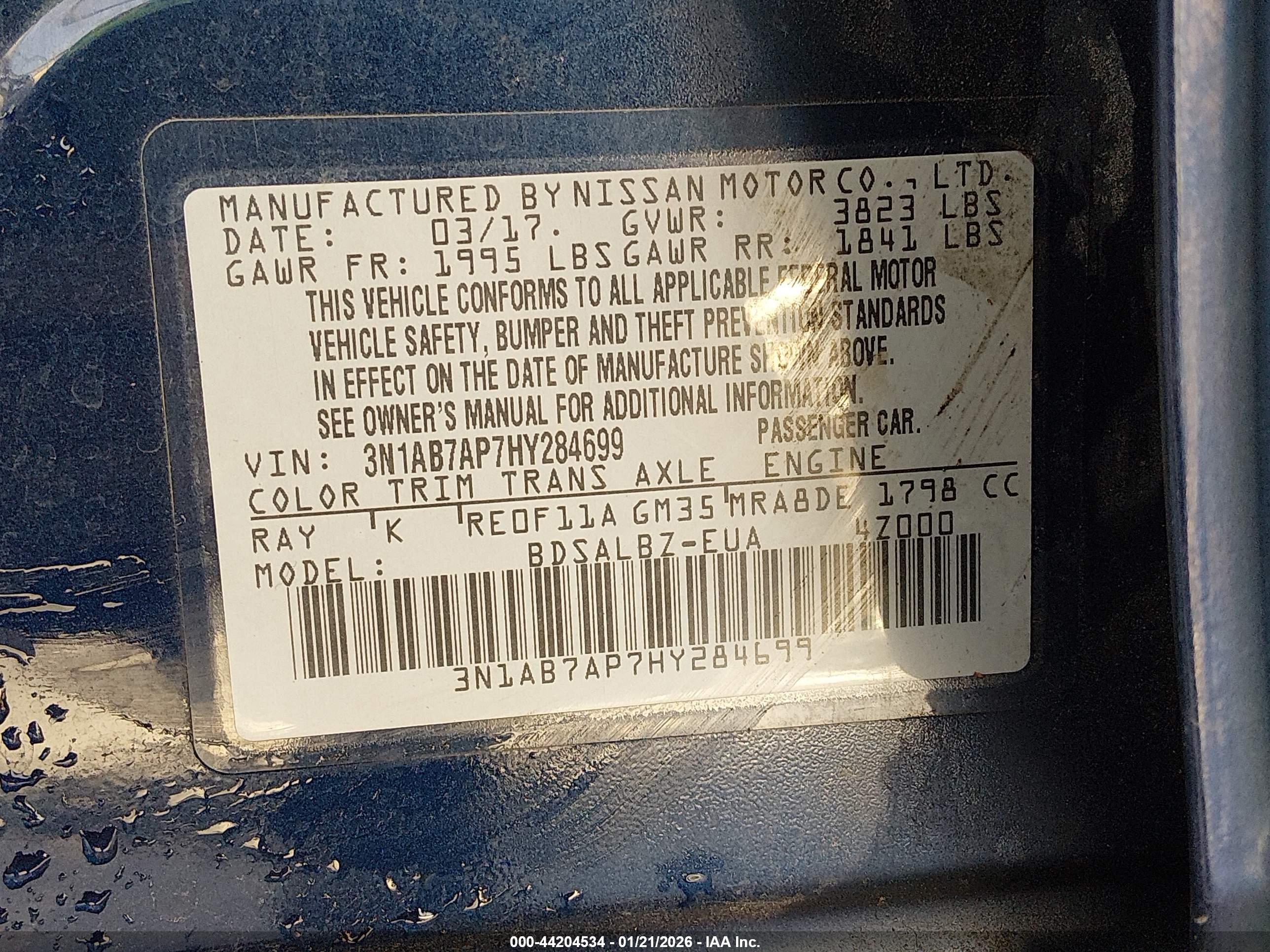 NISSAN SENTRA image 9