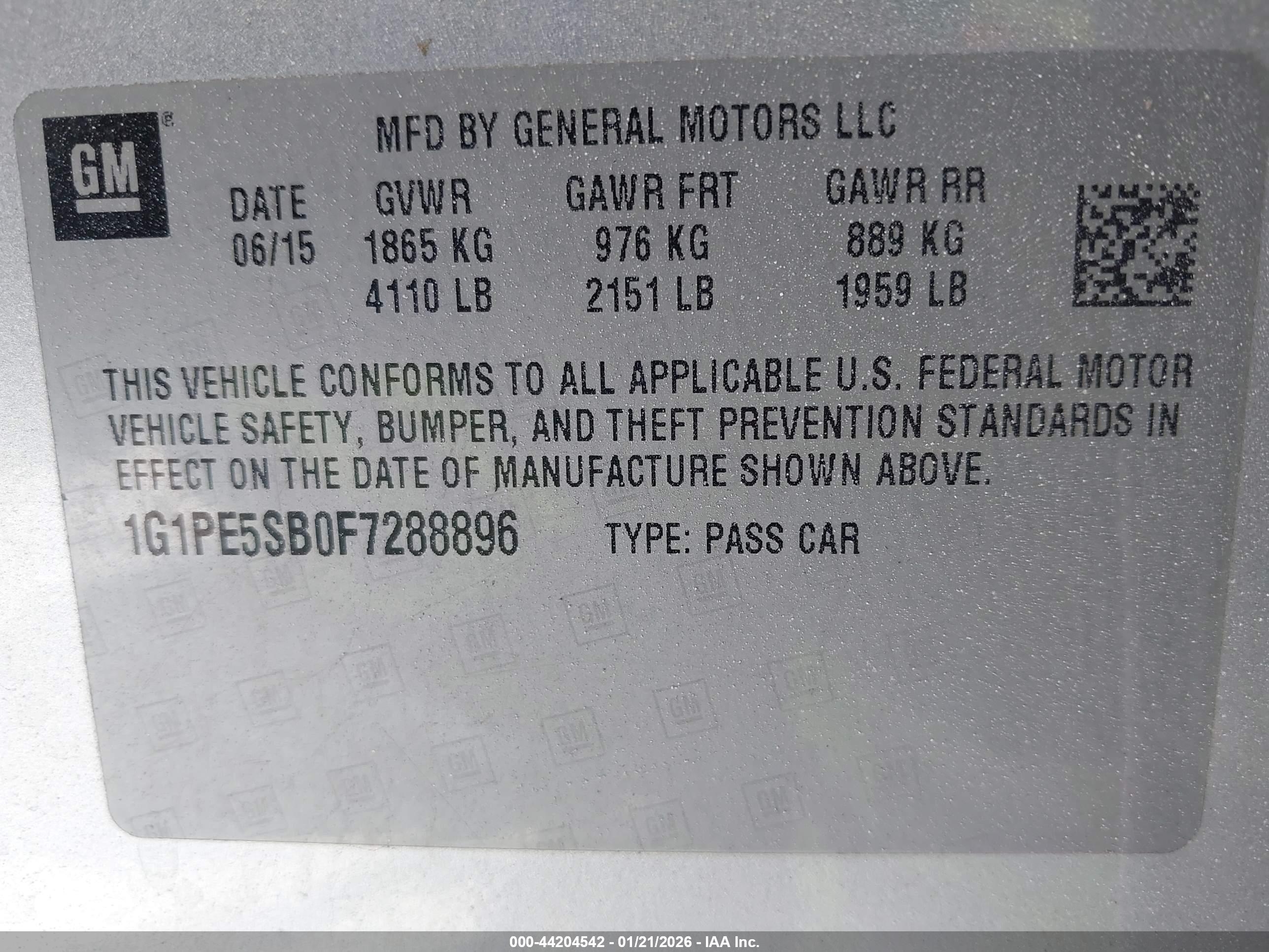 CHEVROLET CRUZE image 9