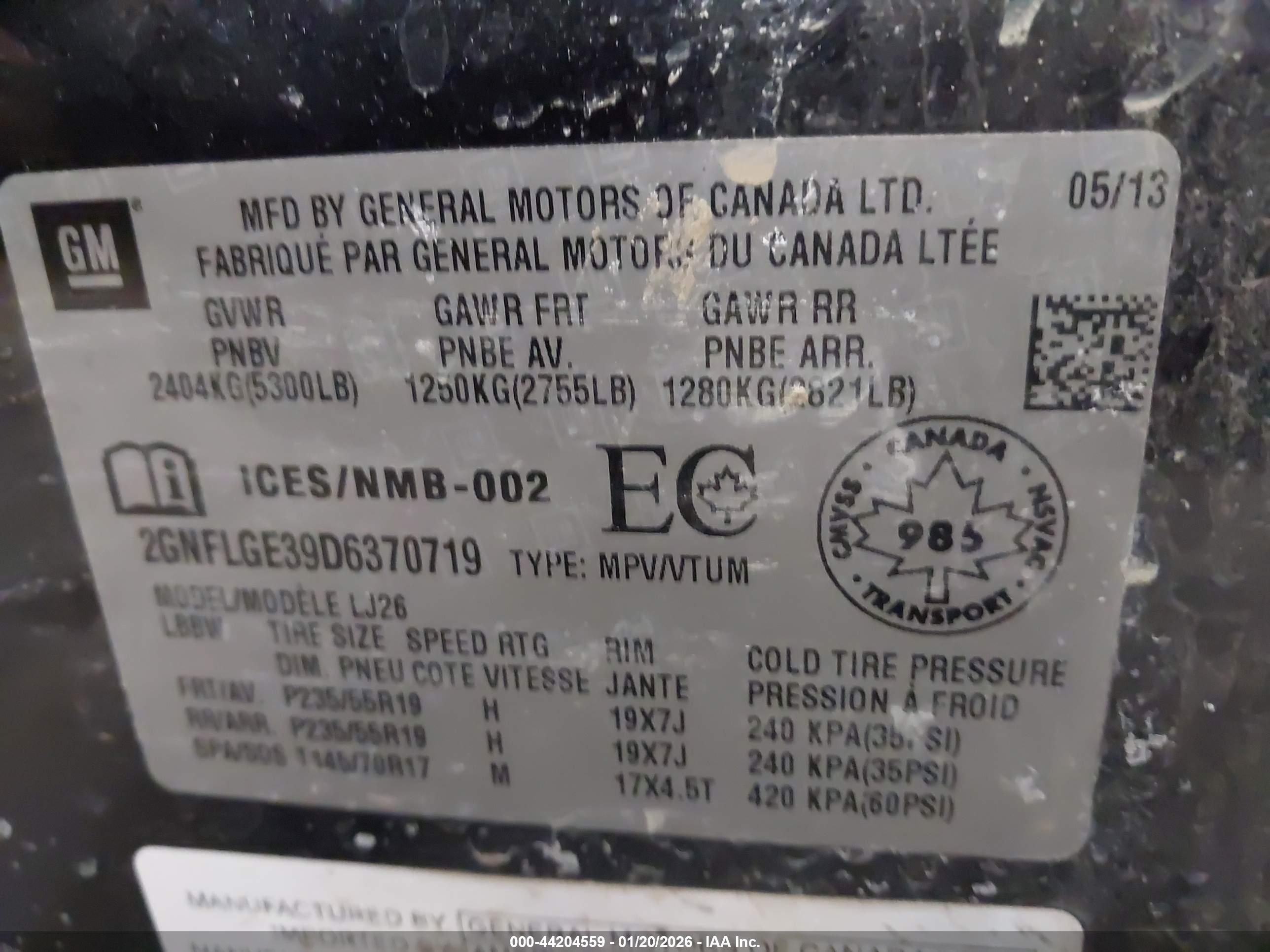 CHEVROLET EQUINOX image 9