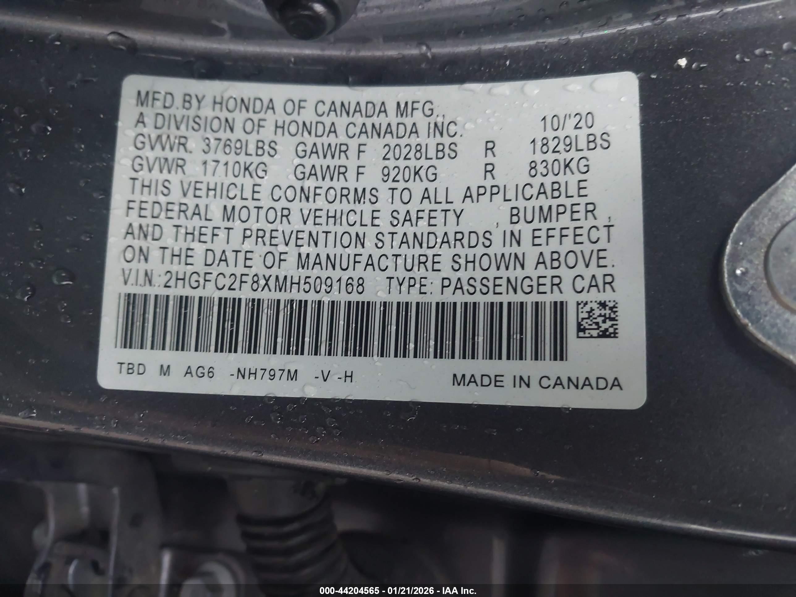 HONDA CIVIC image 9