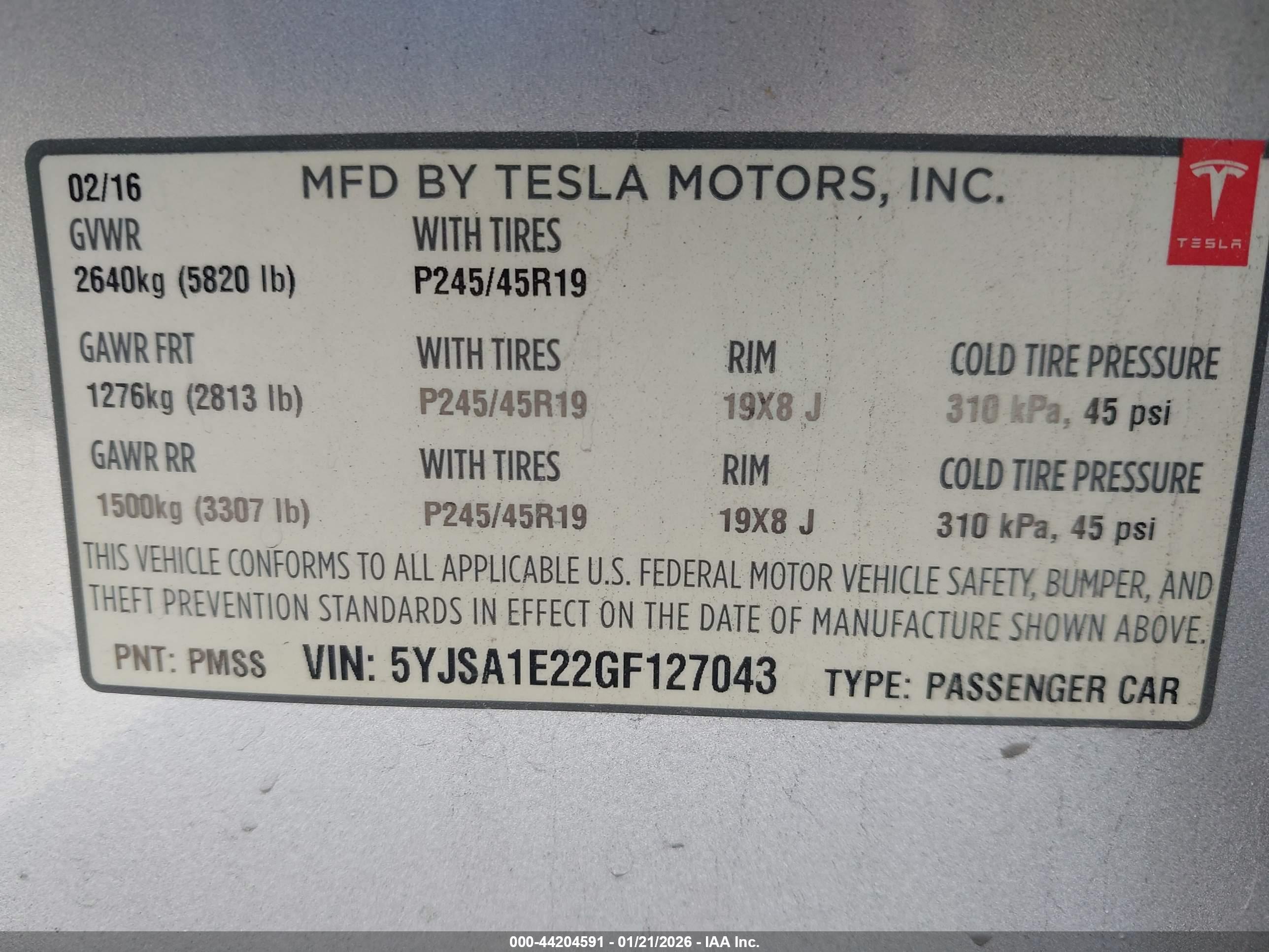 TESLA MODEL image 9