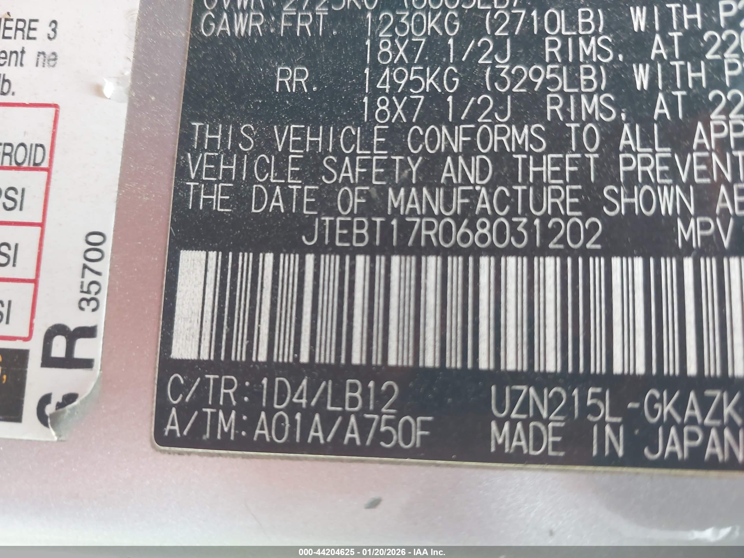 TOYOTA 4RUNNER image 9