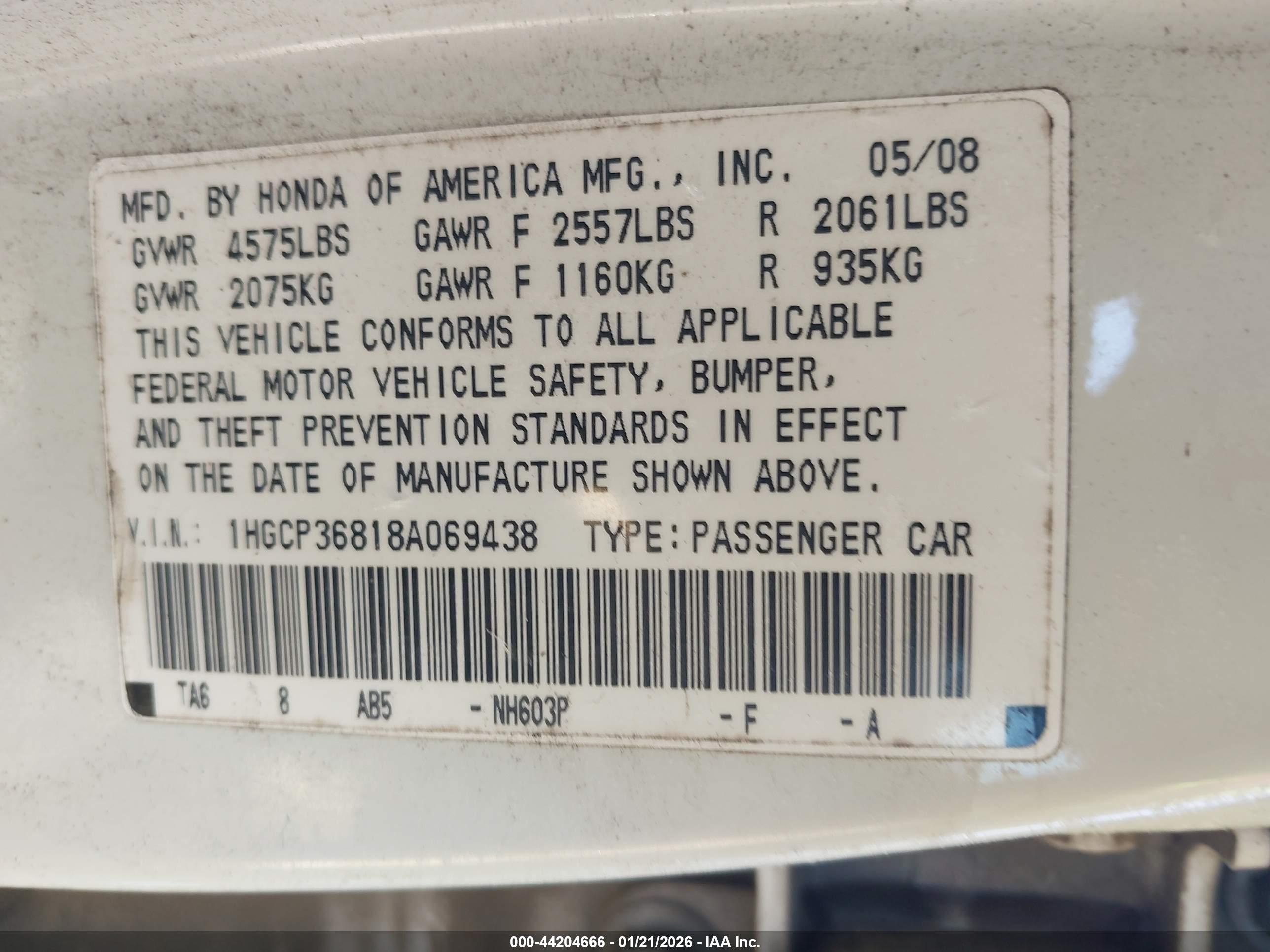 HONDA ACCORD image 9
