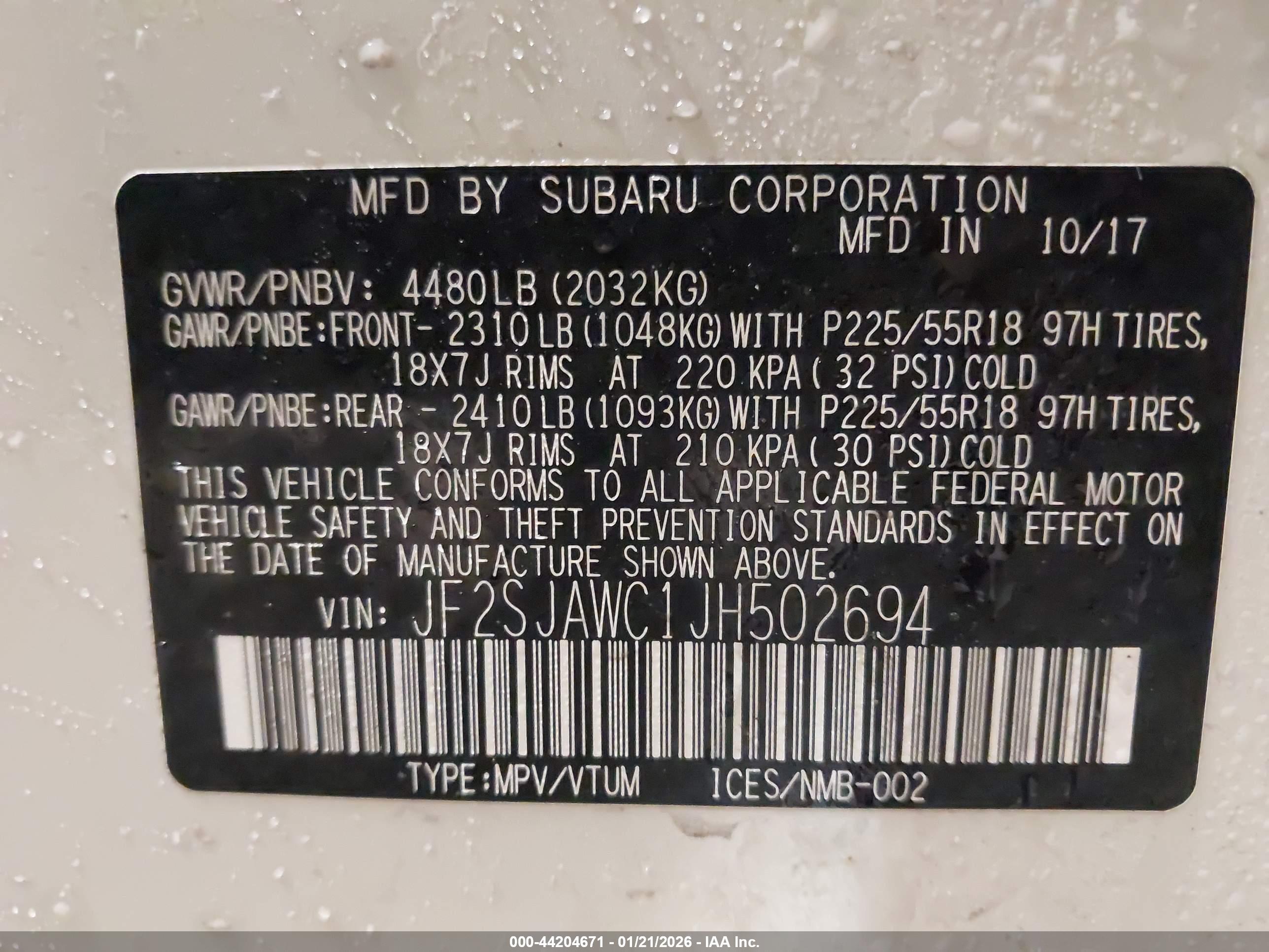 SUBARU FORESTER image 9
