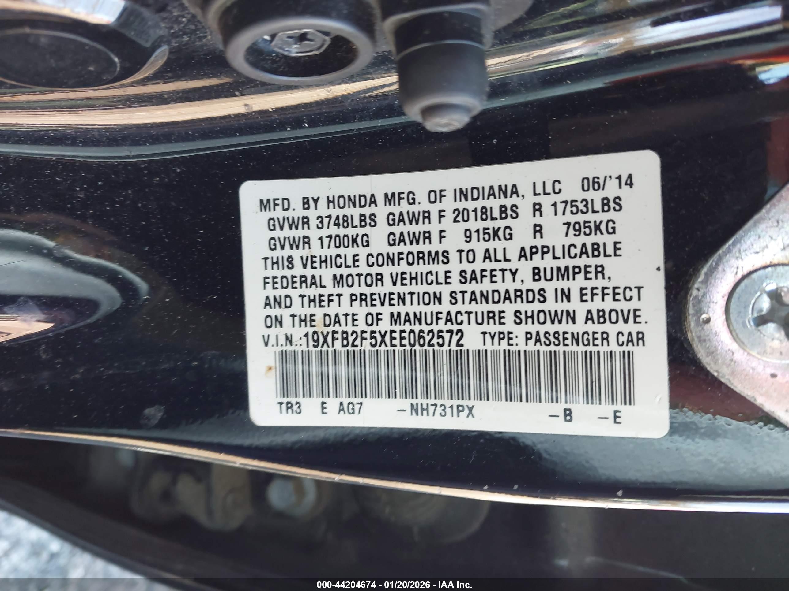 HONDA CIVIC image 9