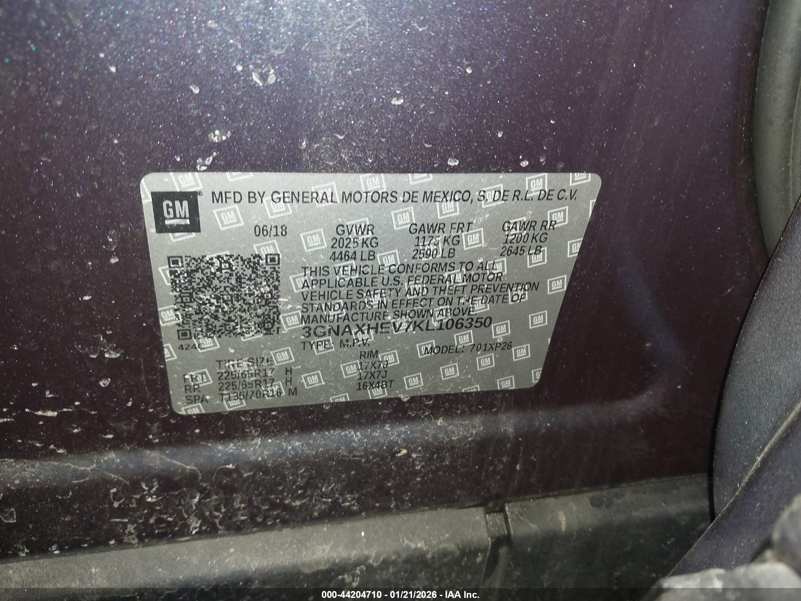 CHEVROLET EQUINOX image 9