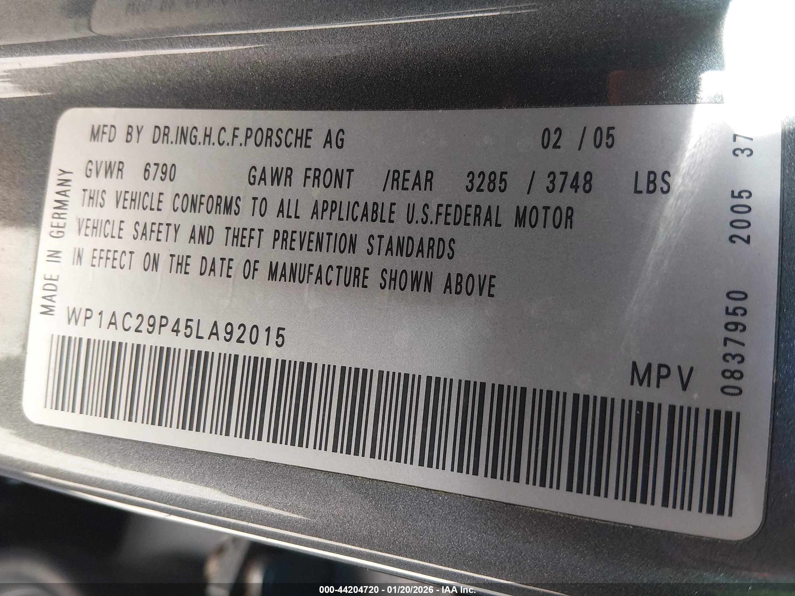 PORSCHE CAYENNE image 9