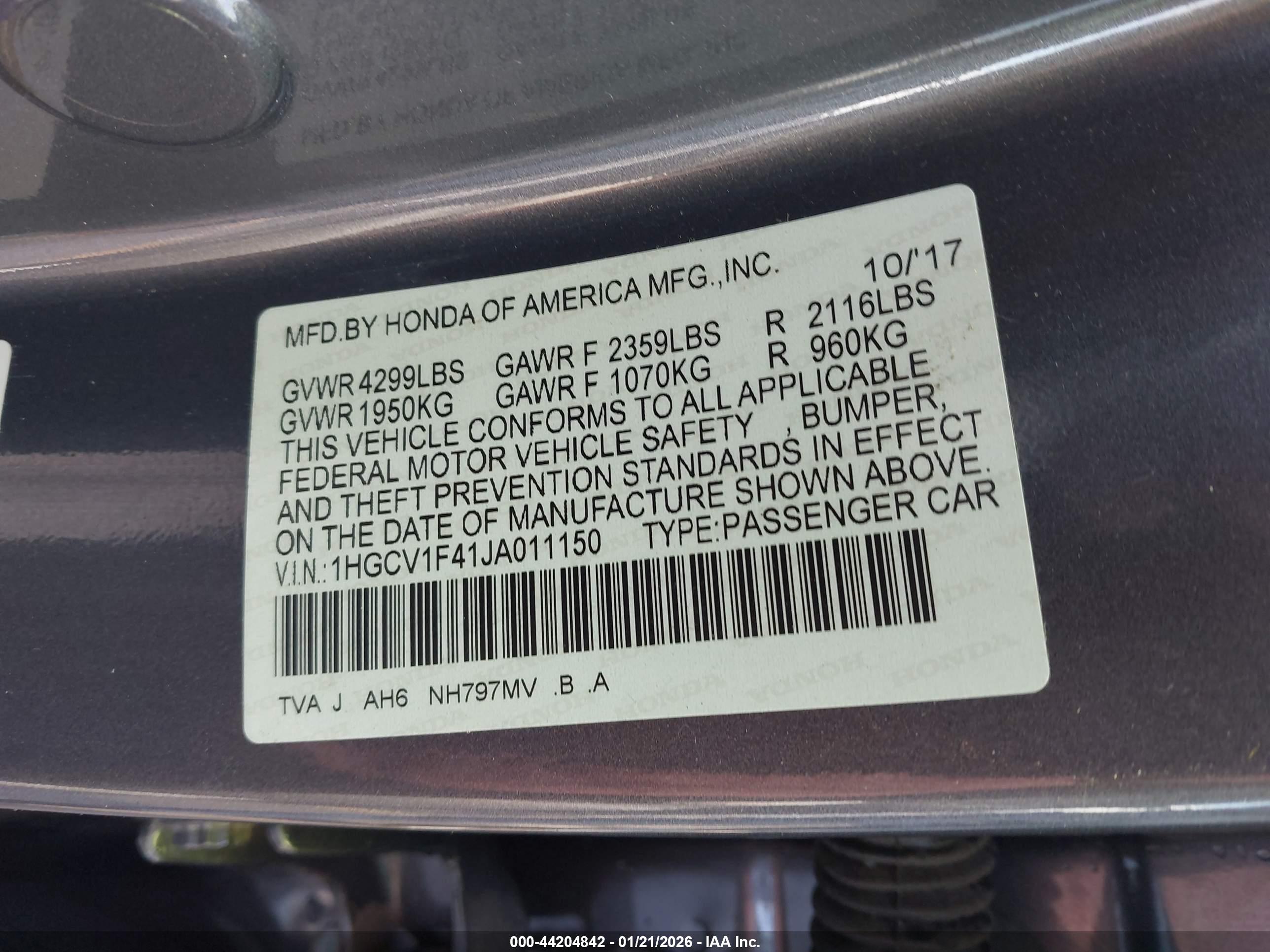 HONDA ACCORD image 9
