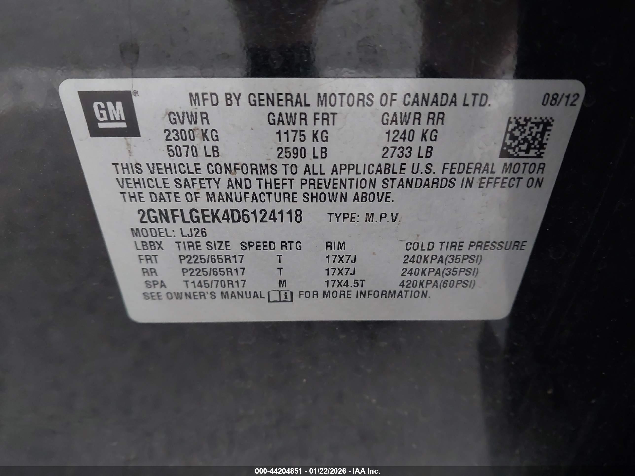 CHEVROLET EQUINOX image 9
