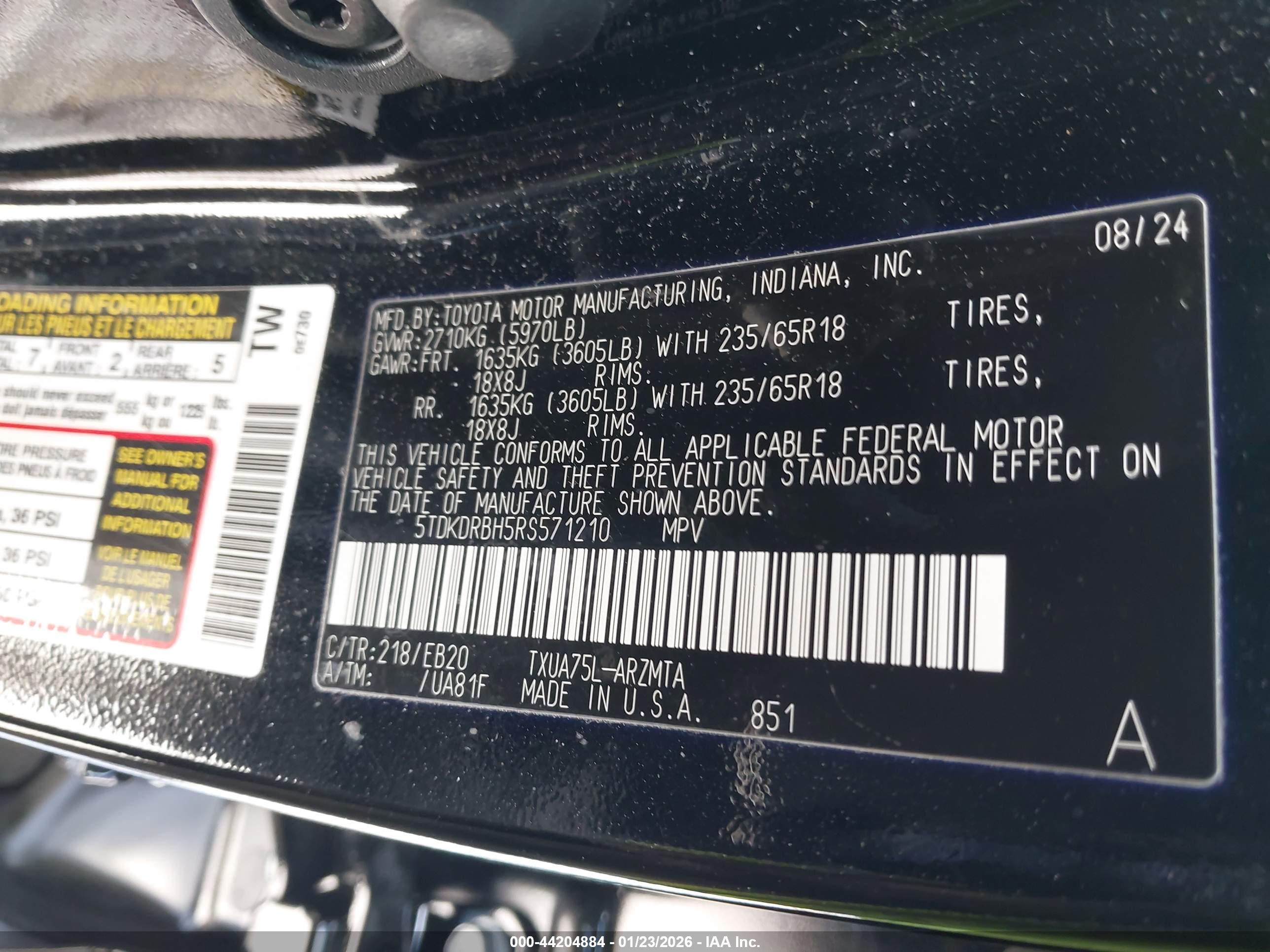 TOYOTA HIGHLANDER image 9