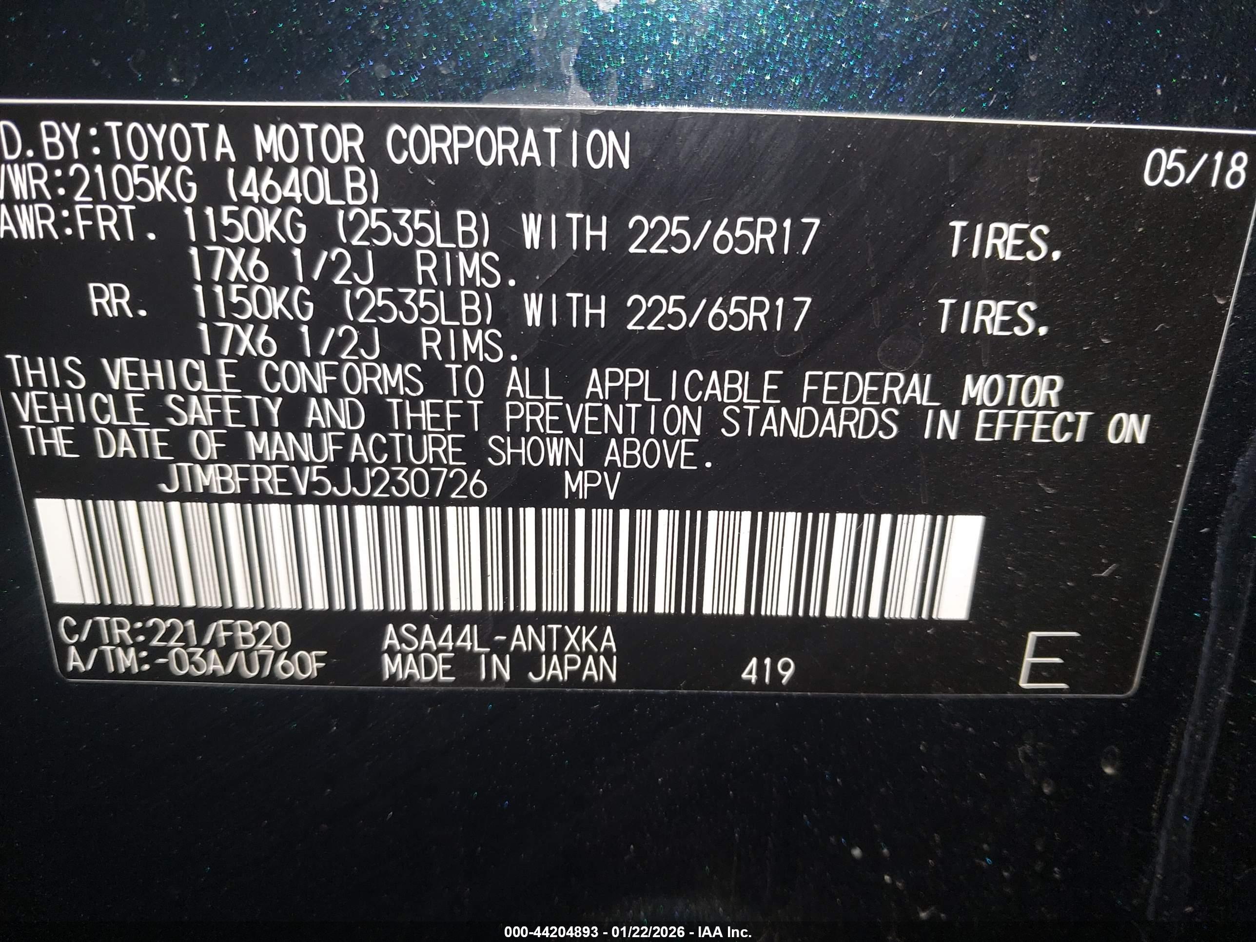 TOYOTA RAV4 image 9