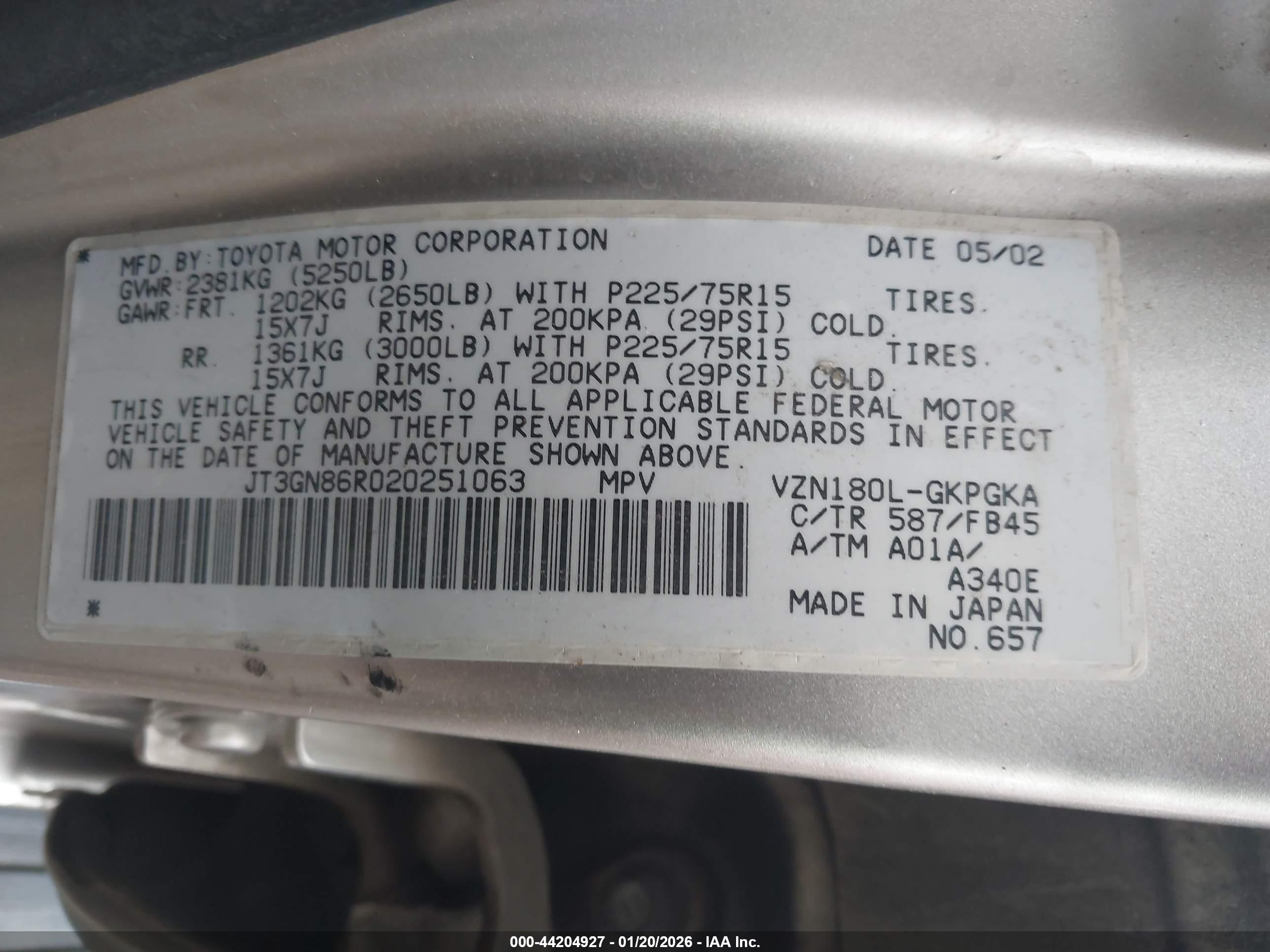 TOYOTA 4RUNNER image 9