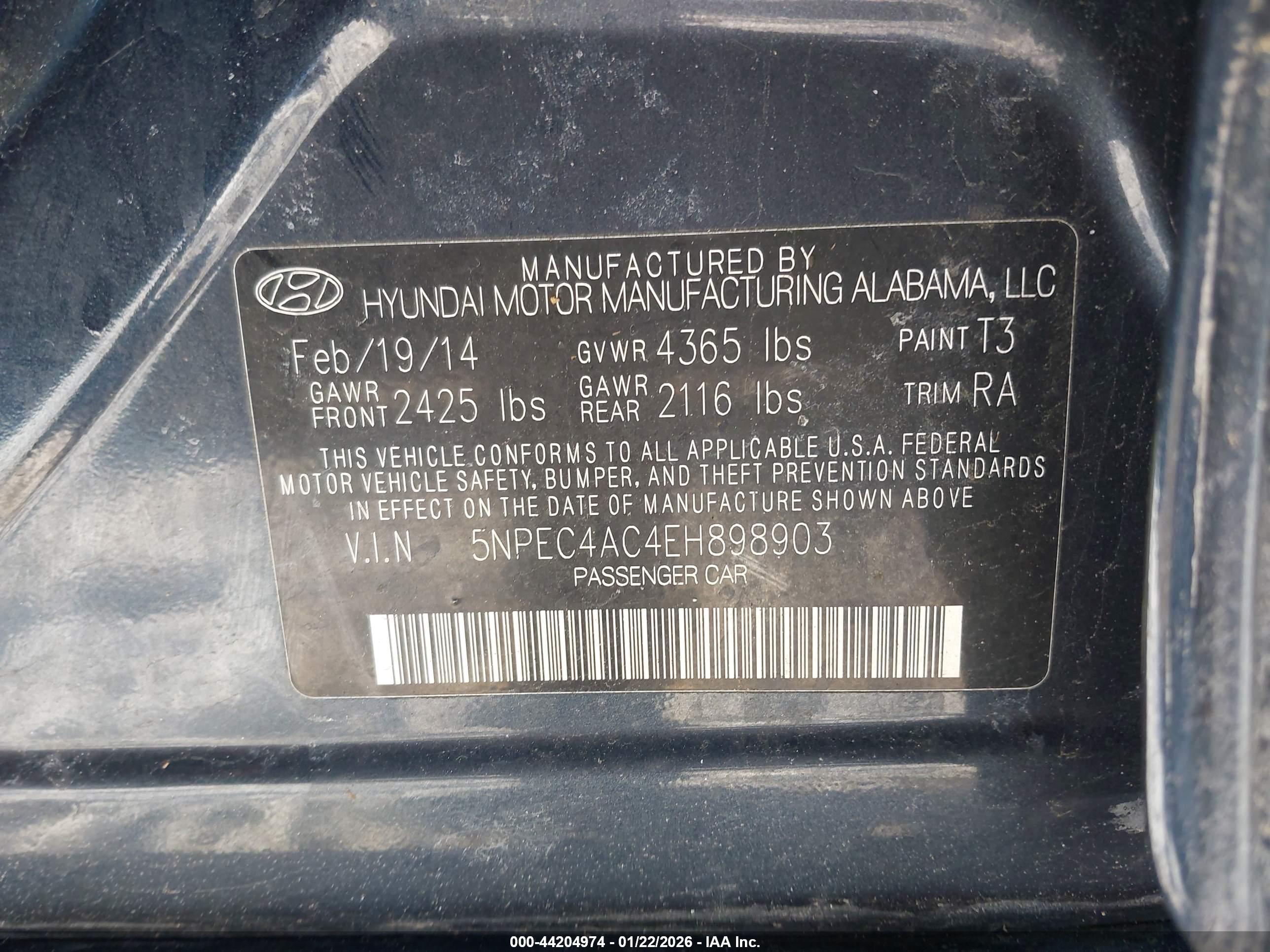HYUNDAI SONATA image 9