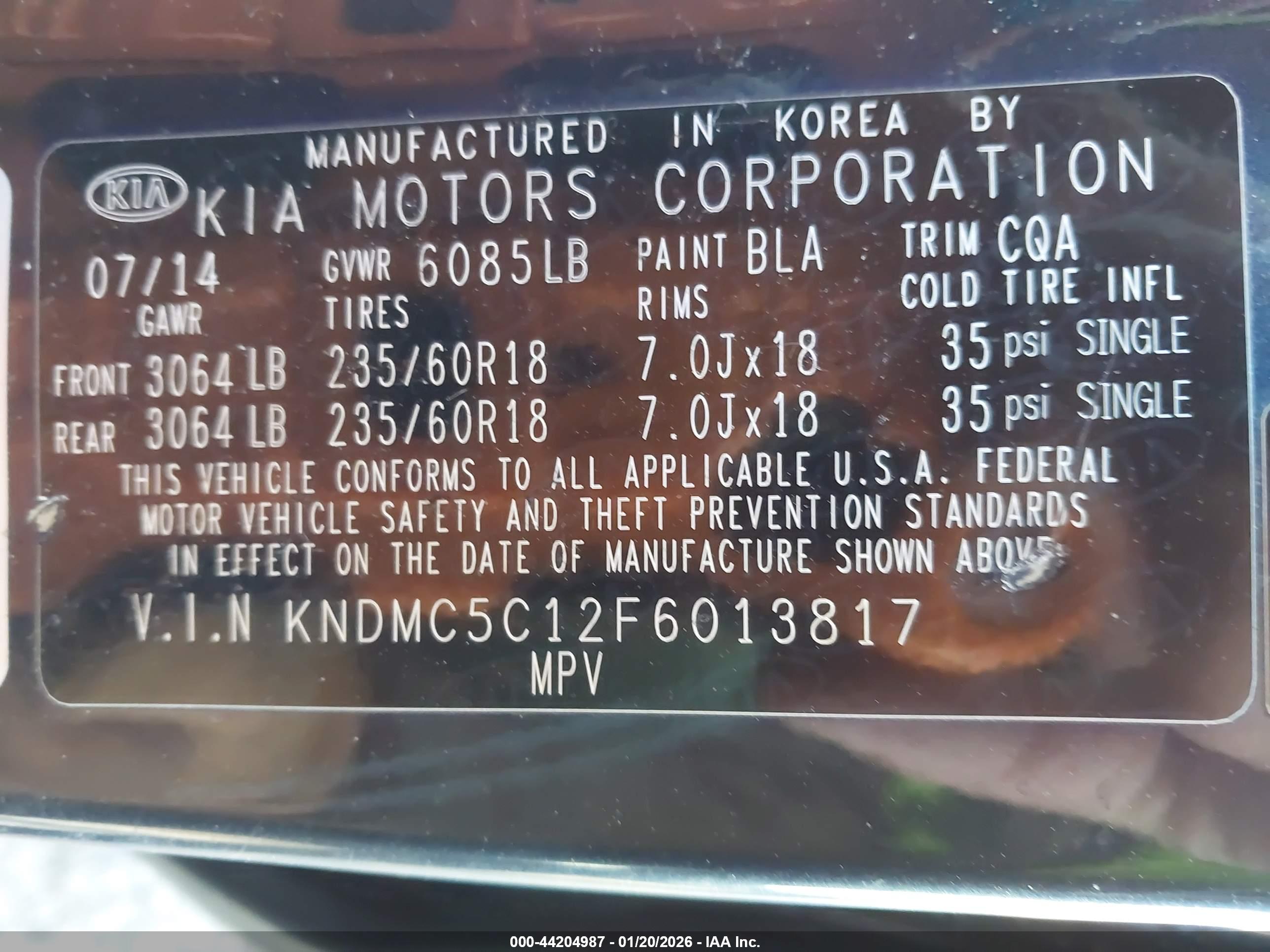 KIA SEDONA image 9