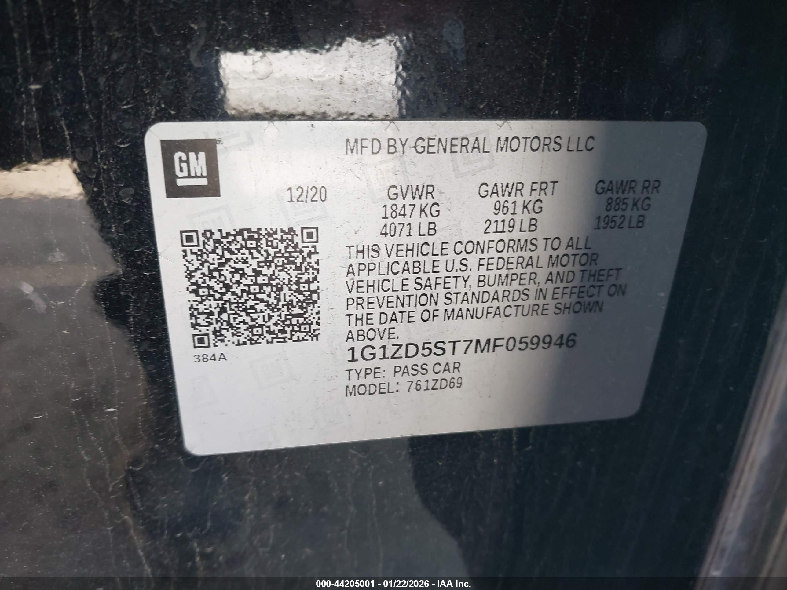 CHEVROLET MALIBU image 9