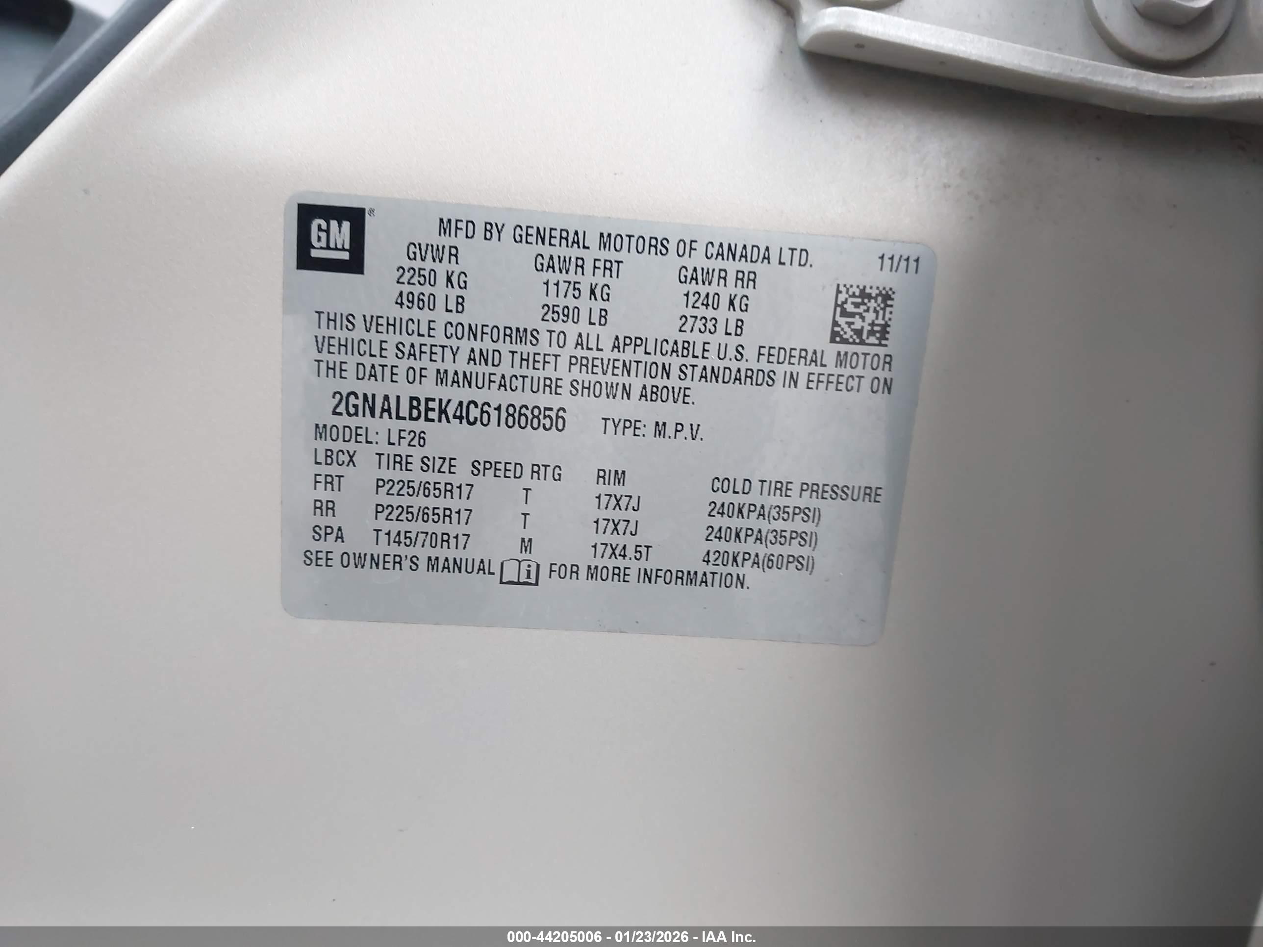 CHEVROLET EQUINOX image 9