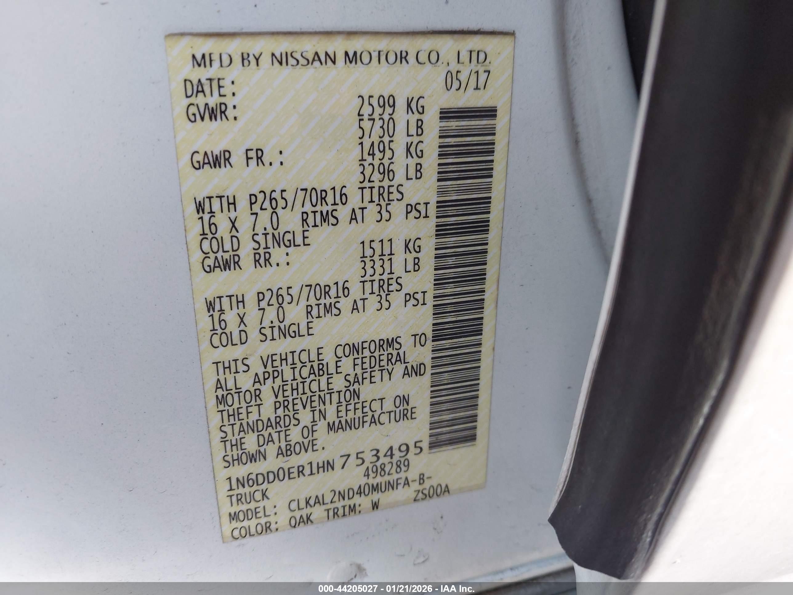 NISSAN FRONTIER image 9