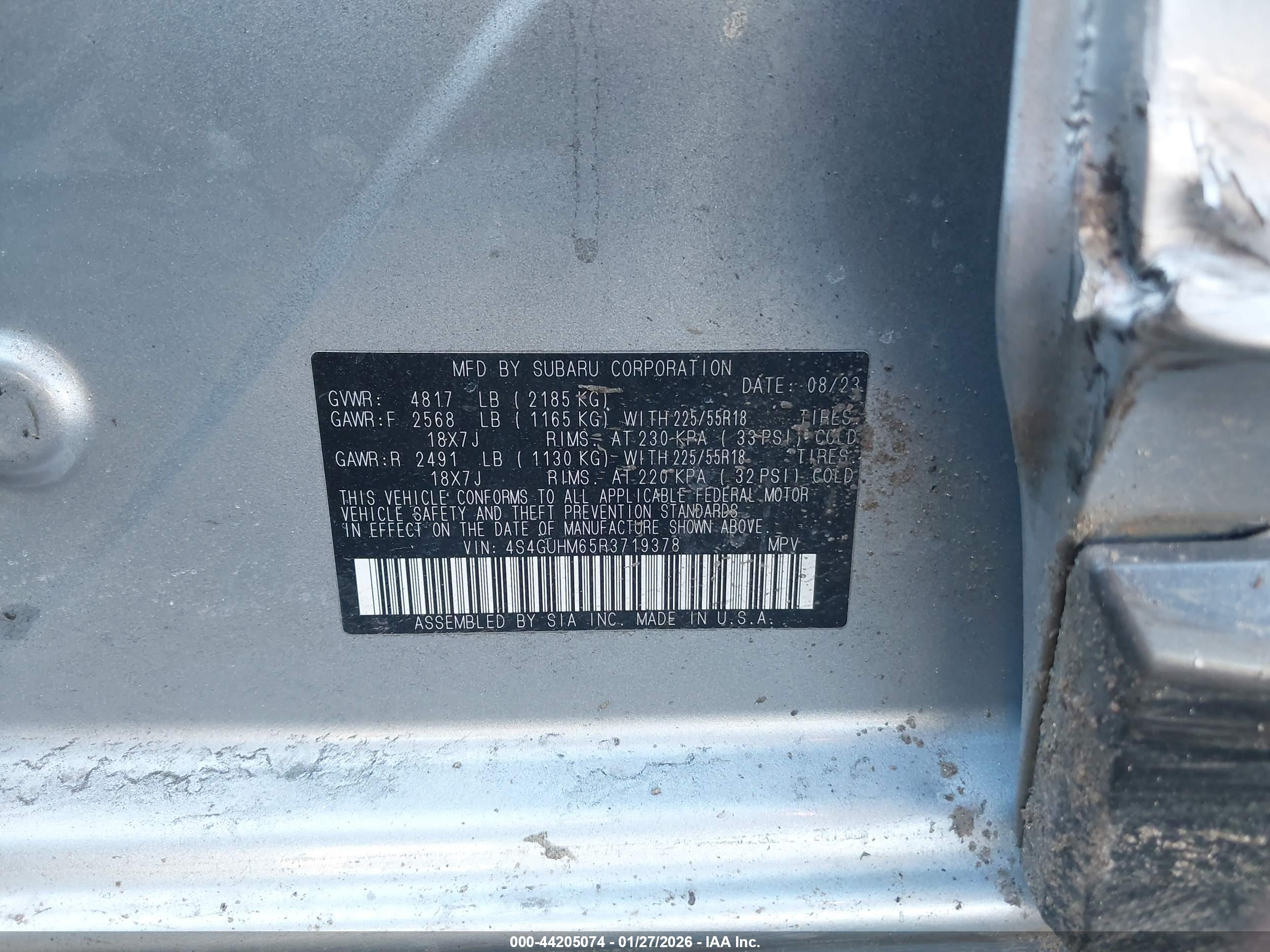 SUBARU CROSSTREK image 9