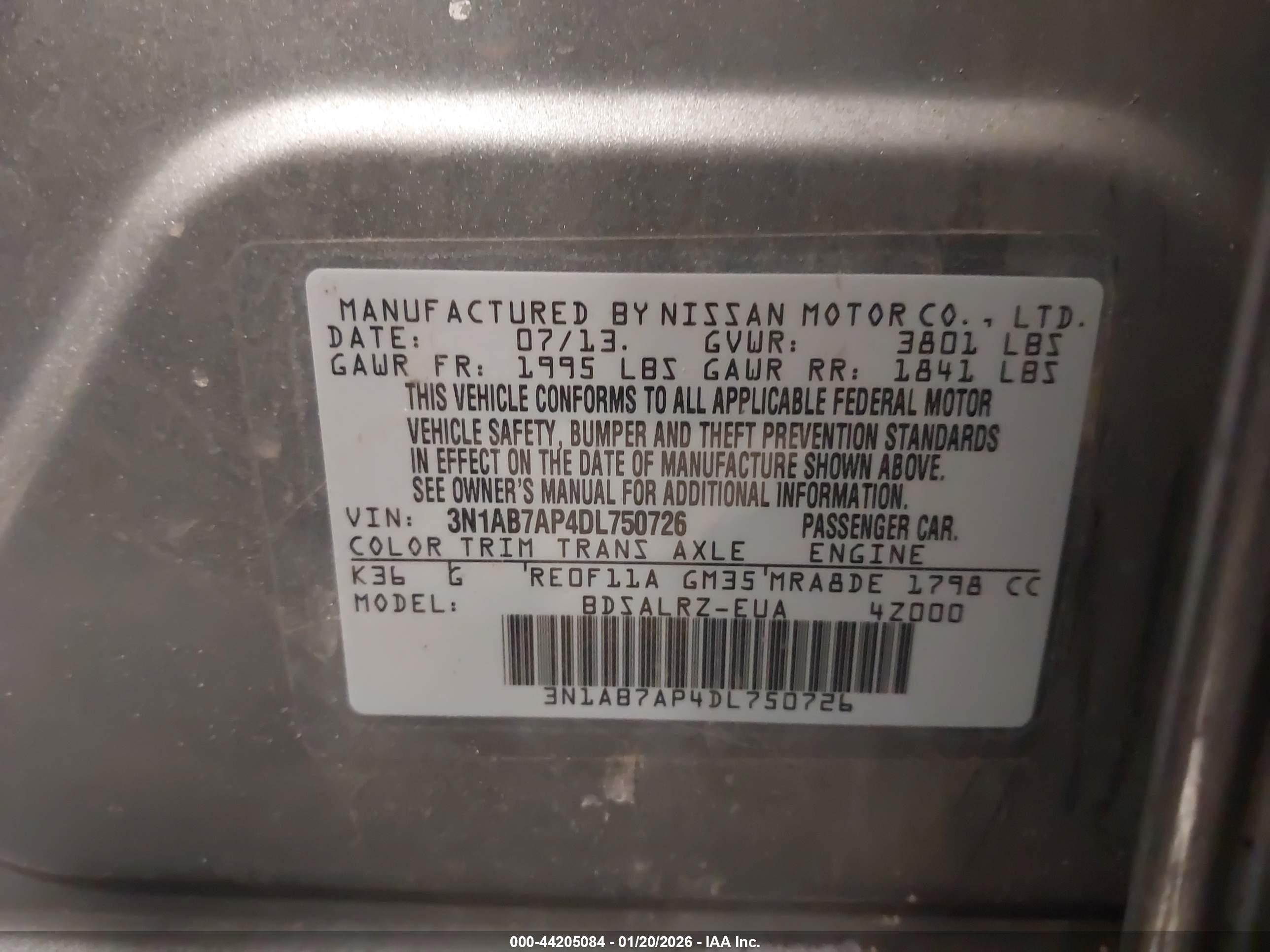 NISSAN SENTRA image 9