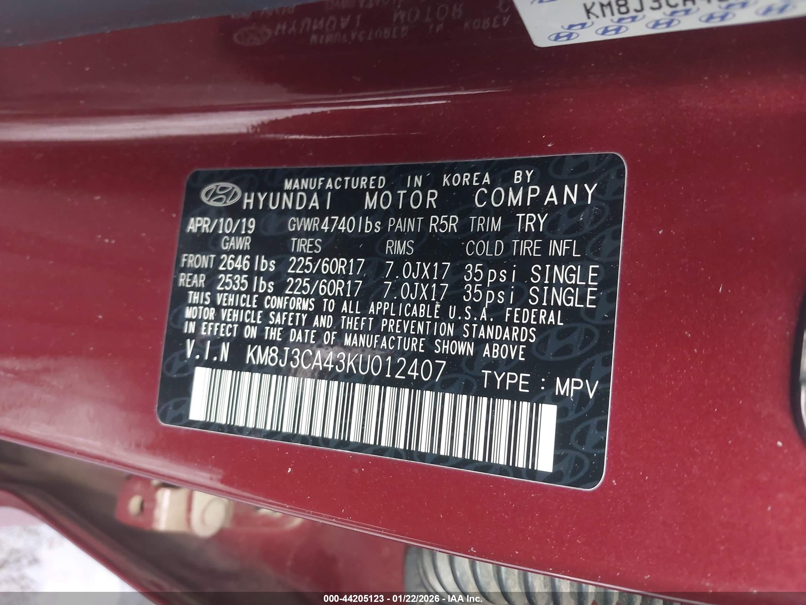 HYUNDAI TUCSON image 9