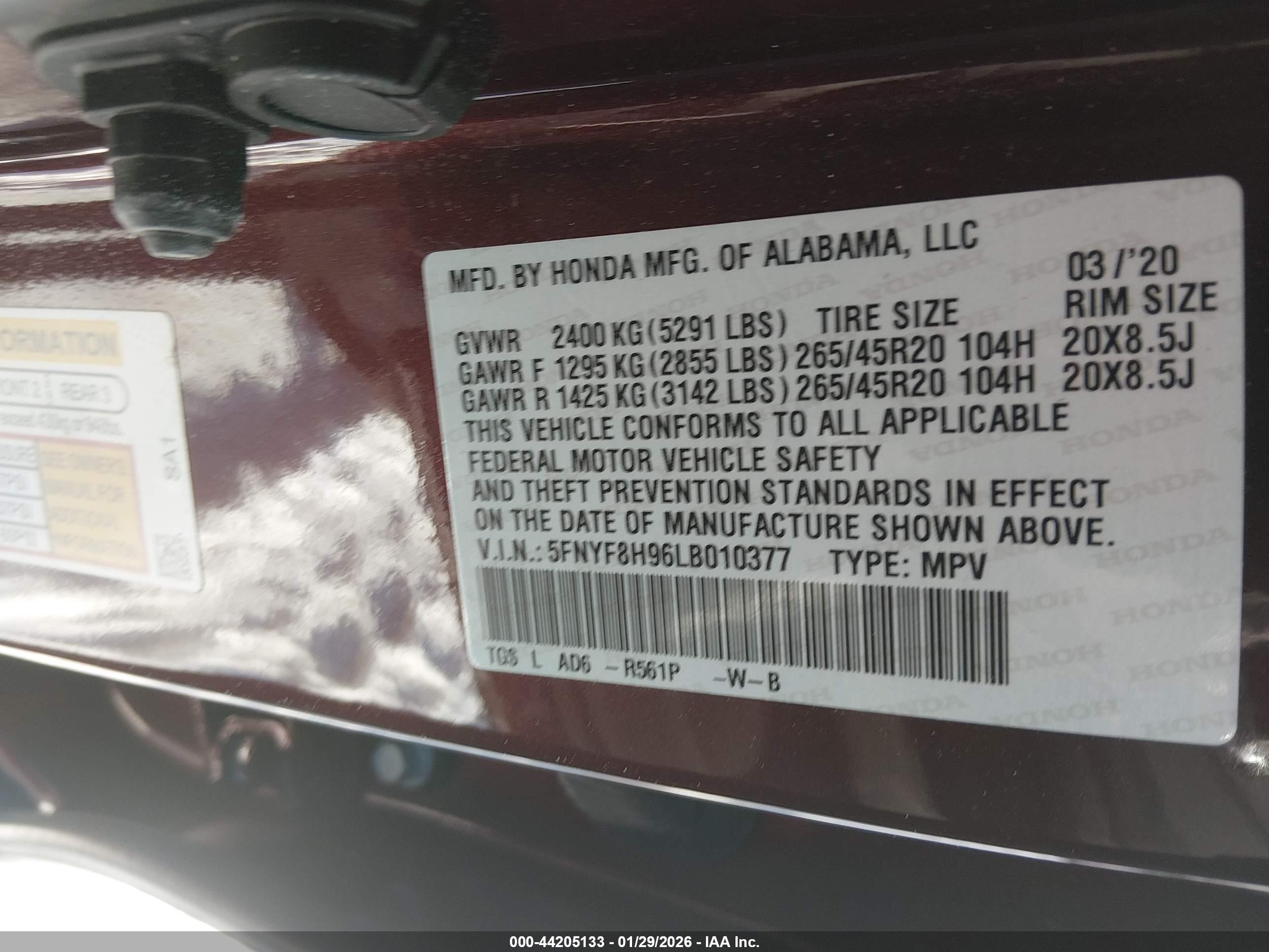 HONDA PASSPORT image 9